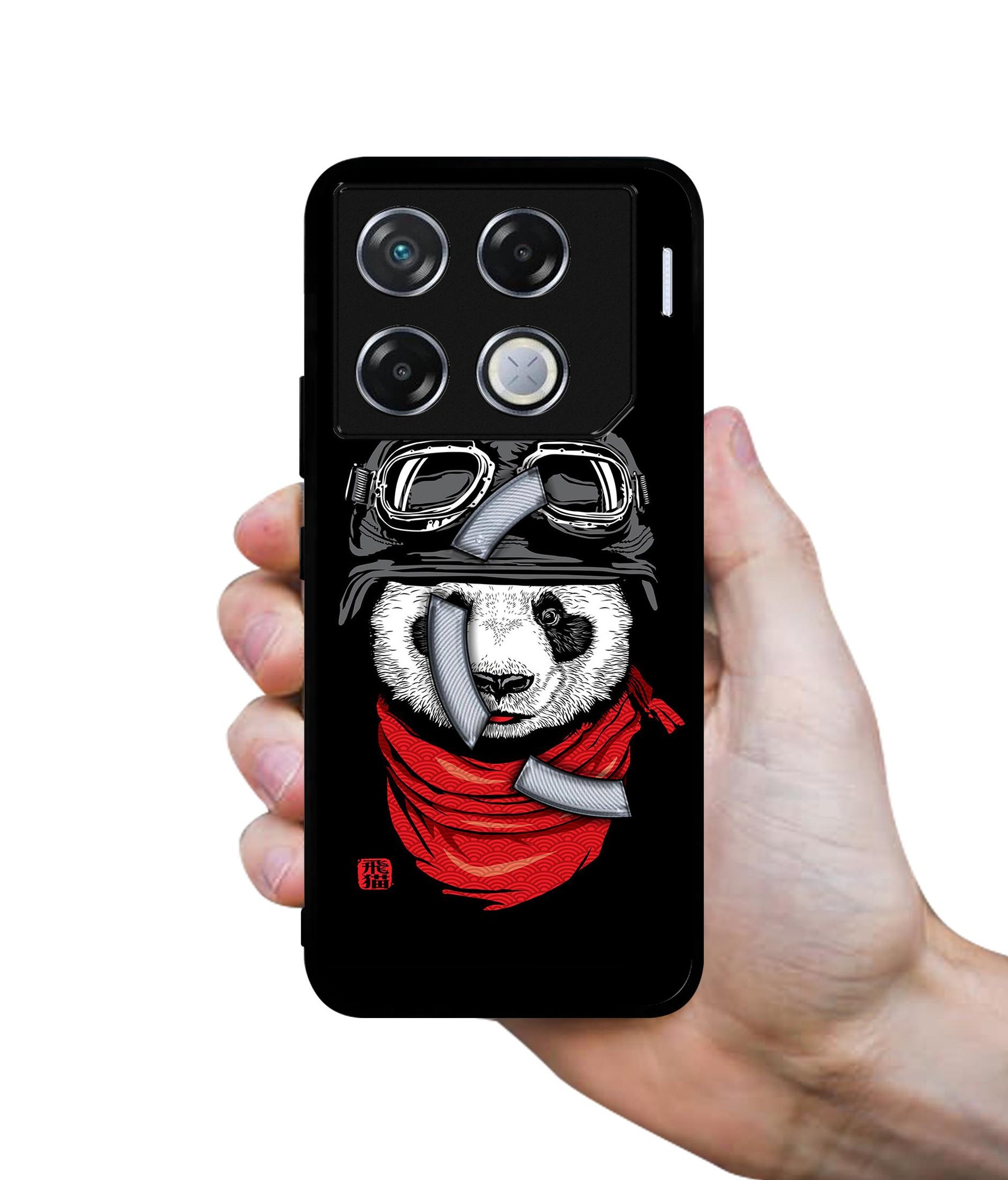 Biker Panda Designer 2D Printed Back Case Cover for Infinix GT 20 Pro 5G