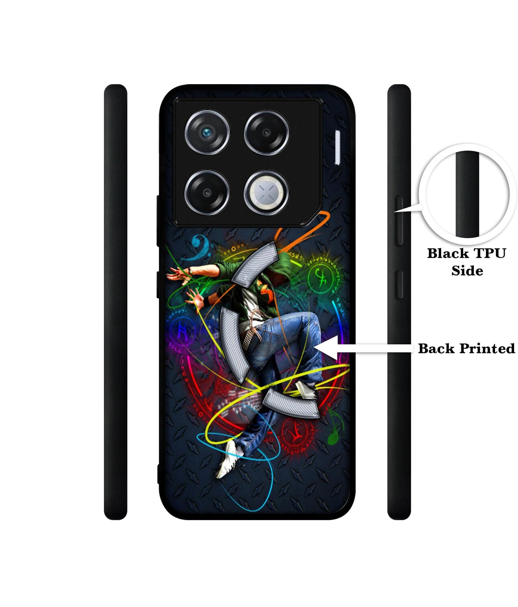 Boy With Music Designer 2D Printed Back Case Cover for Infinix GT 20 Pro 5G