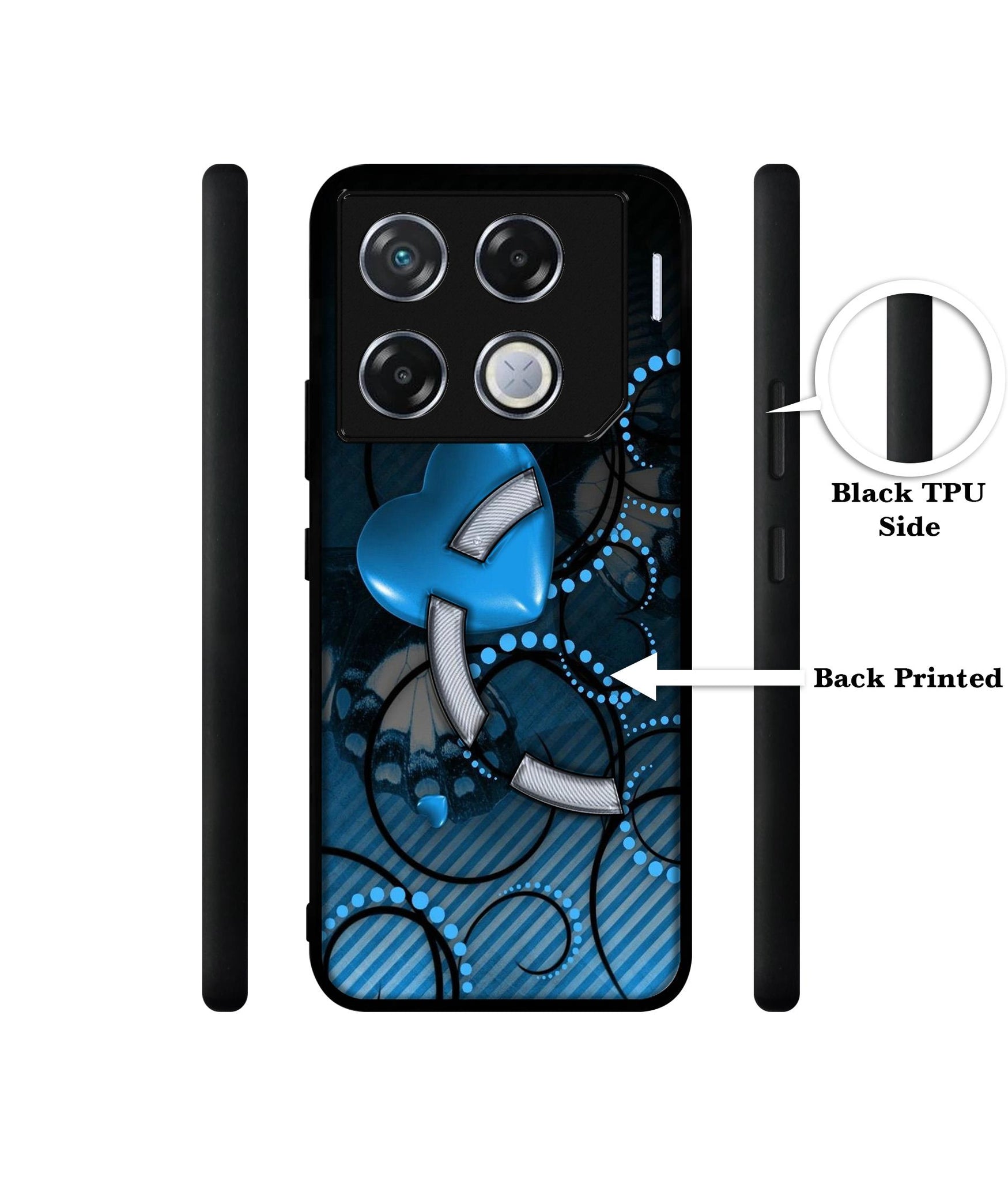 Hart Designer 2D Printed Back Case Cover for Infinix GT 20 Pro 5G