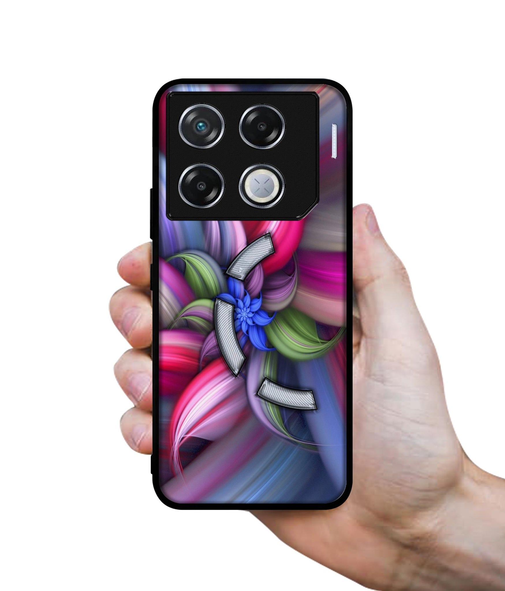 Colorful Flower Designer 2D Printed Back Case Cover for Infinix GT 20 Pro 5G