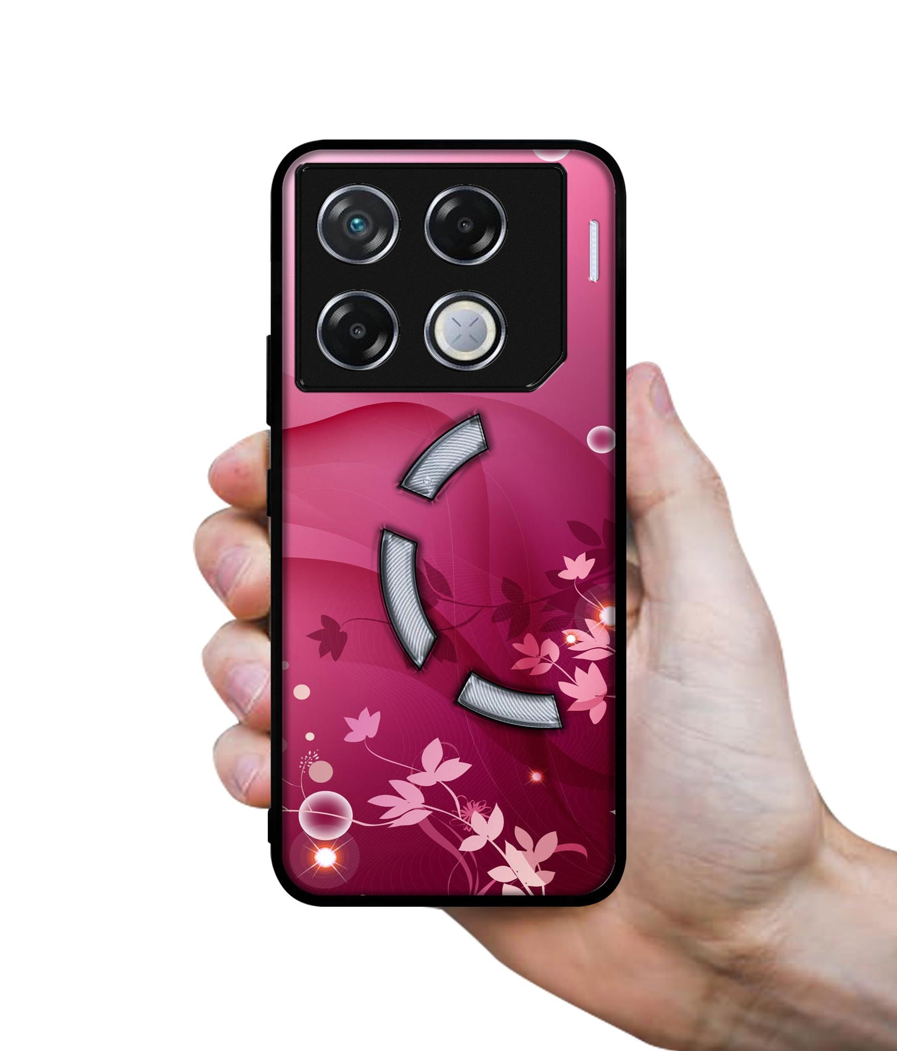 Pink Abstract Designer 2D Printed Back Case Cover for Infinix GT 20 Pro 5G
