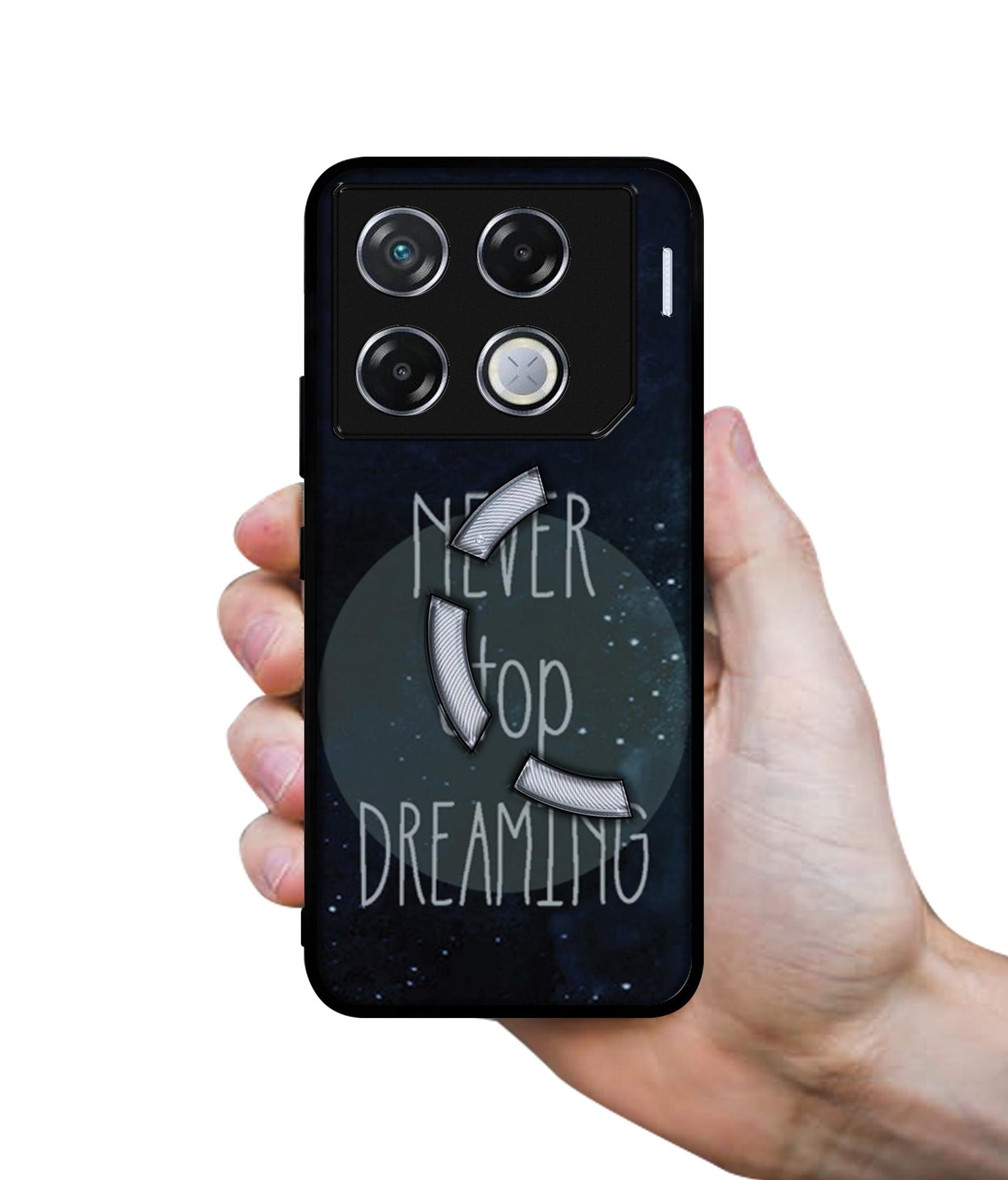 Never Stop Dreaming Designer 2D Printed Back Case Cover for Infinix GT 20 Pro 5G