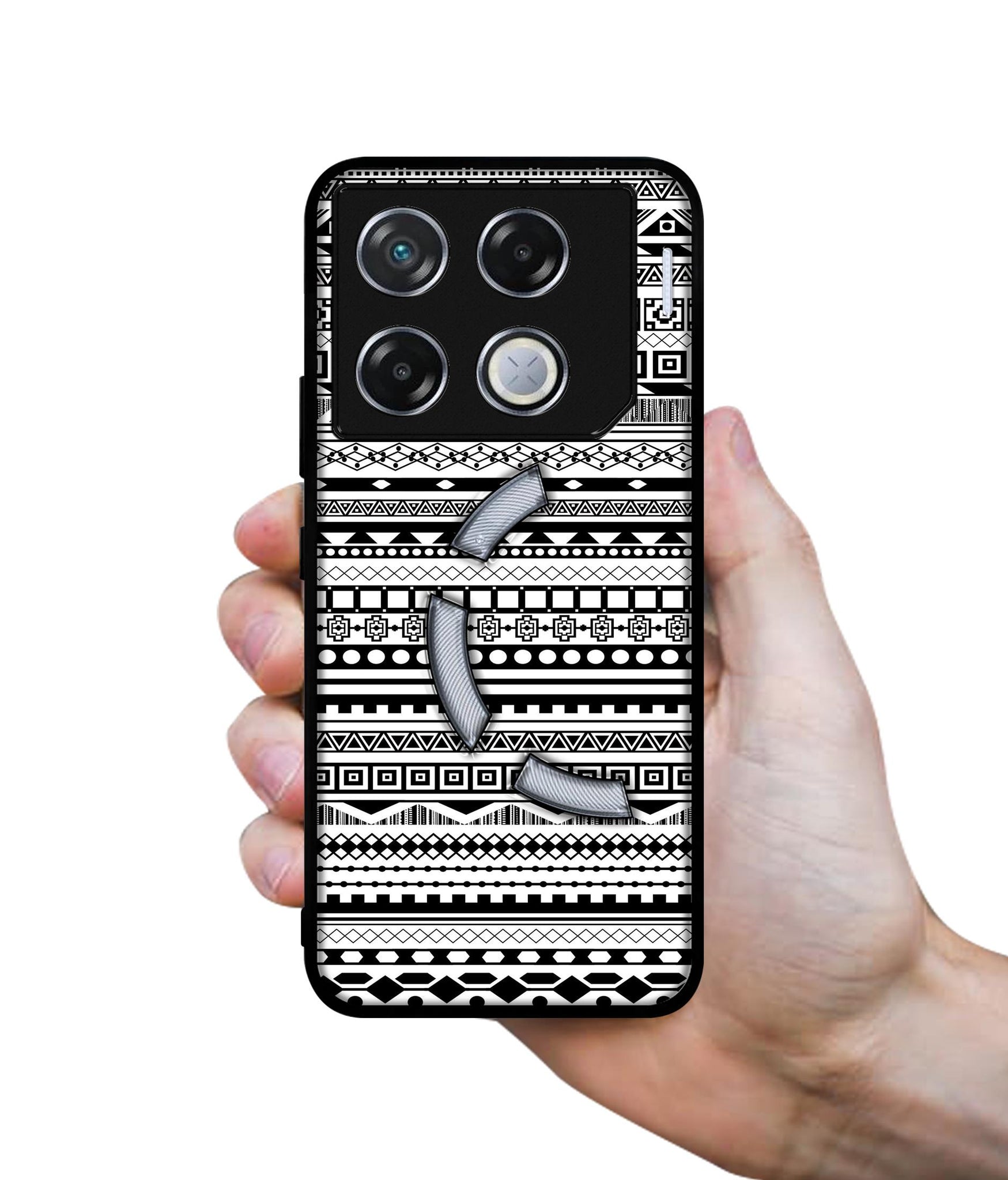 Black & White Patterns Designer 2D Printed Back Case Cover for Infinix GT 20 Pro 5G