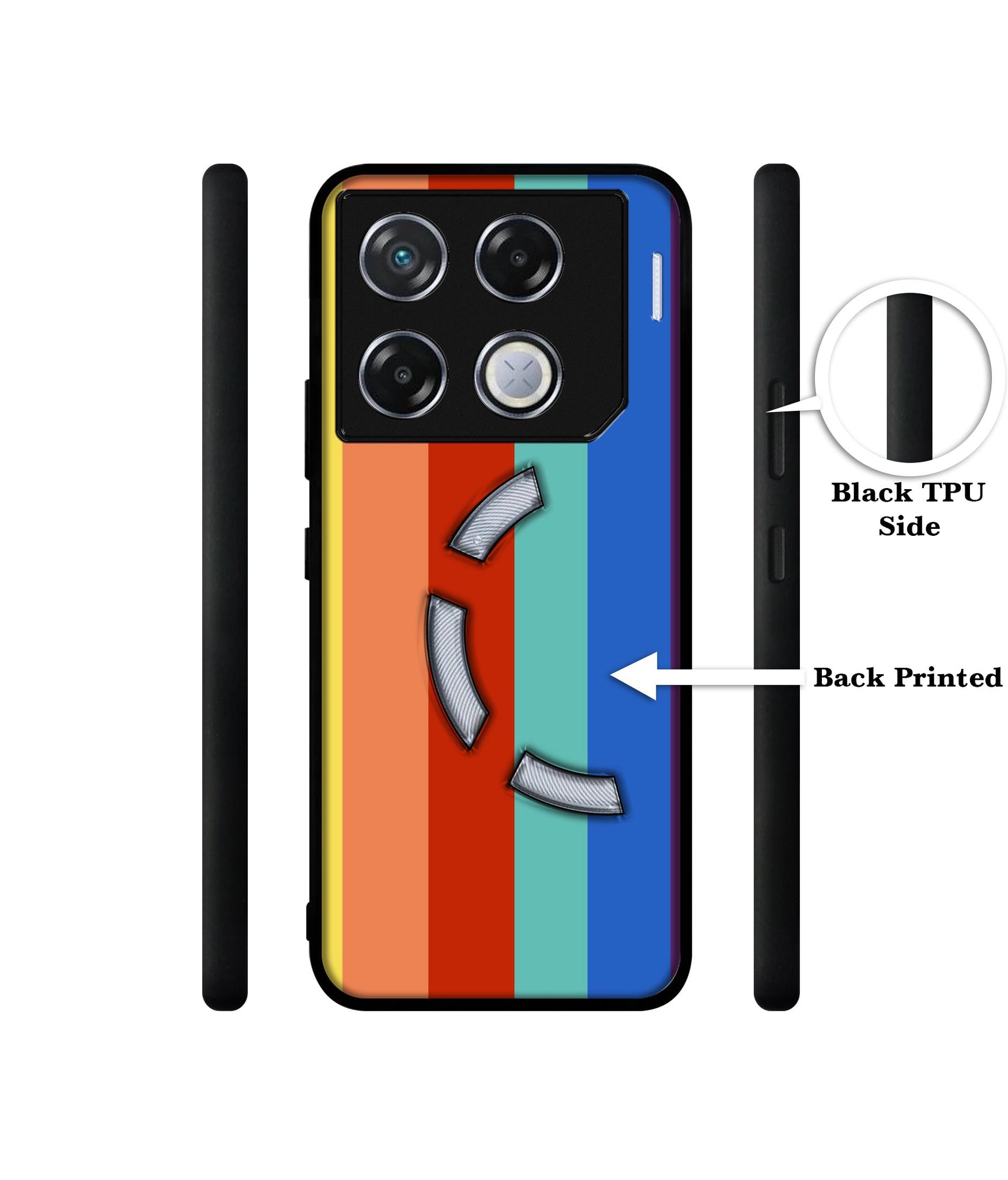 Rainbow Colors Designer 2D Printed Back Case Cover for Infinix GT 20 Pro 5G