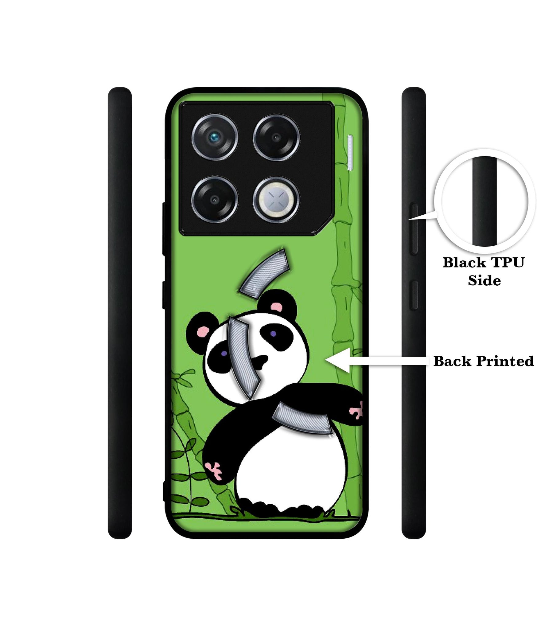 Panda with Bamboo Designer 2D Printed Back Case Cover for Infinix GT 20 Pro 5G