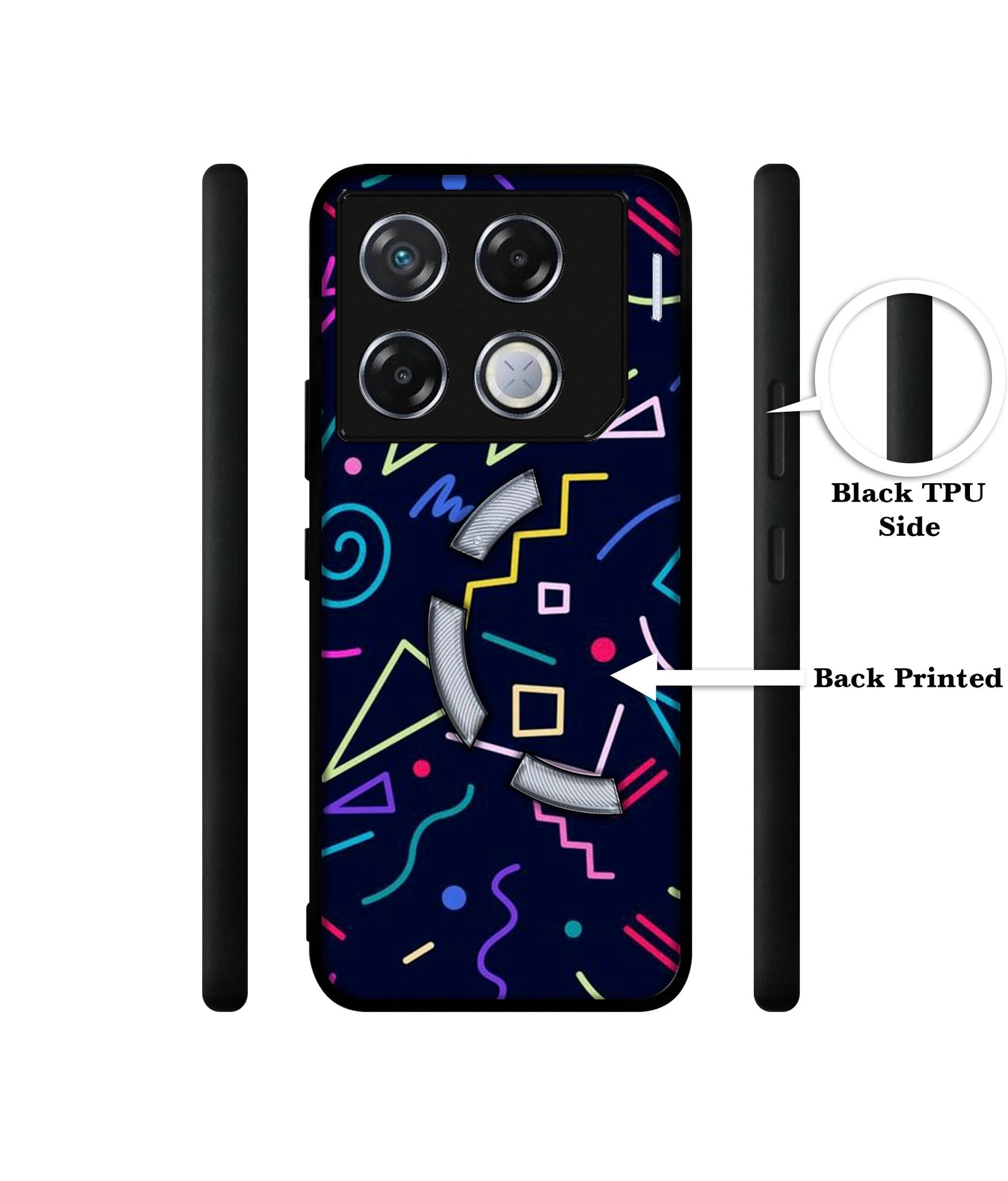 Retro Abstract Designer 2D Printed Back Case Cover for Infinix GT 20 Pro 5G