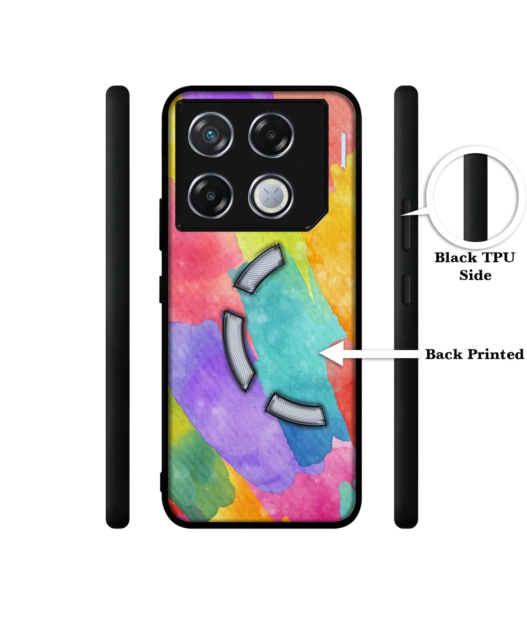 Water Paint Colorful Abstract Designer 2D Printed Back Case Cover for Infinix GT 20 Pro 5G