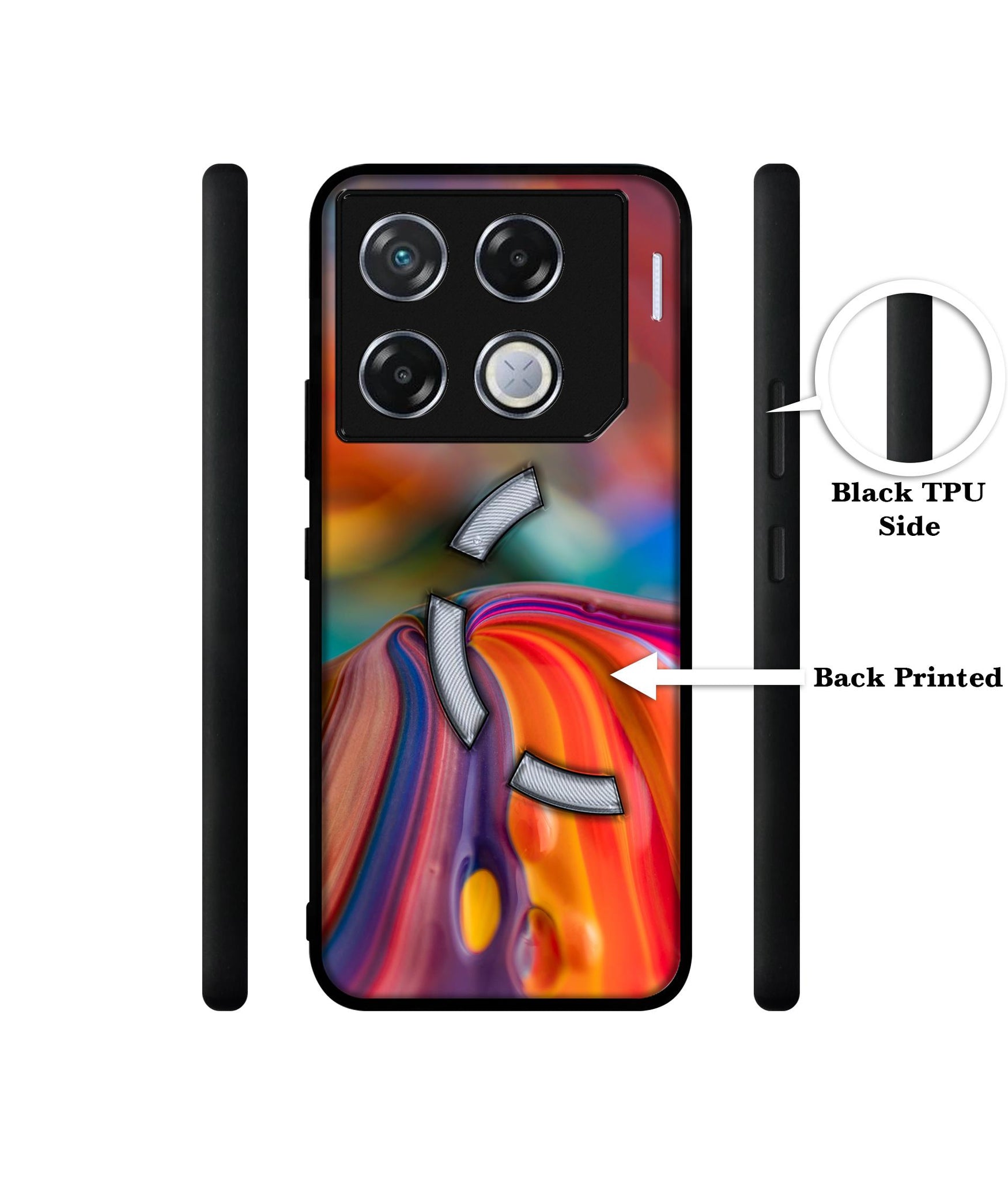 Rainbow Colors Designer 2D Printed Back Case Cover for Infinix GT 20 Pro 5G