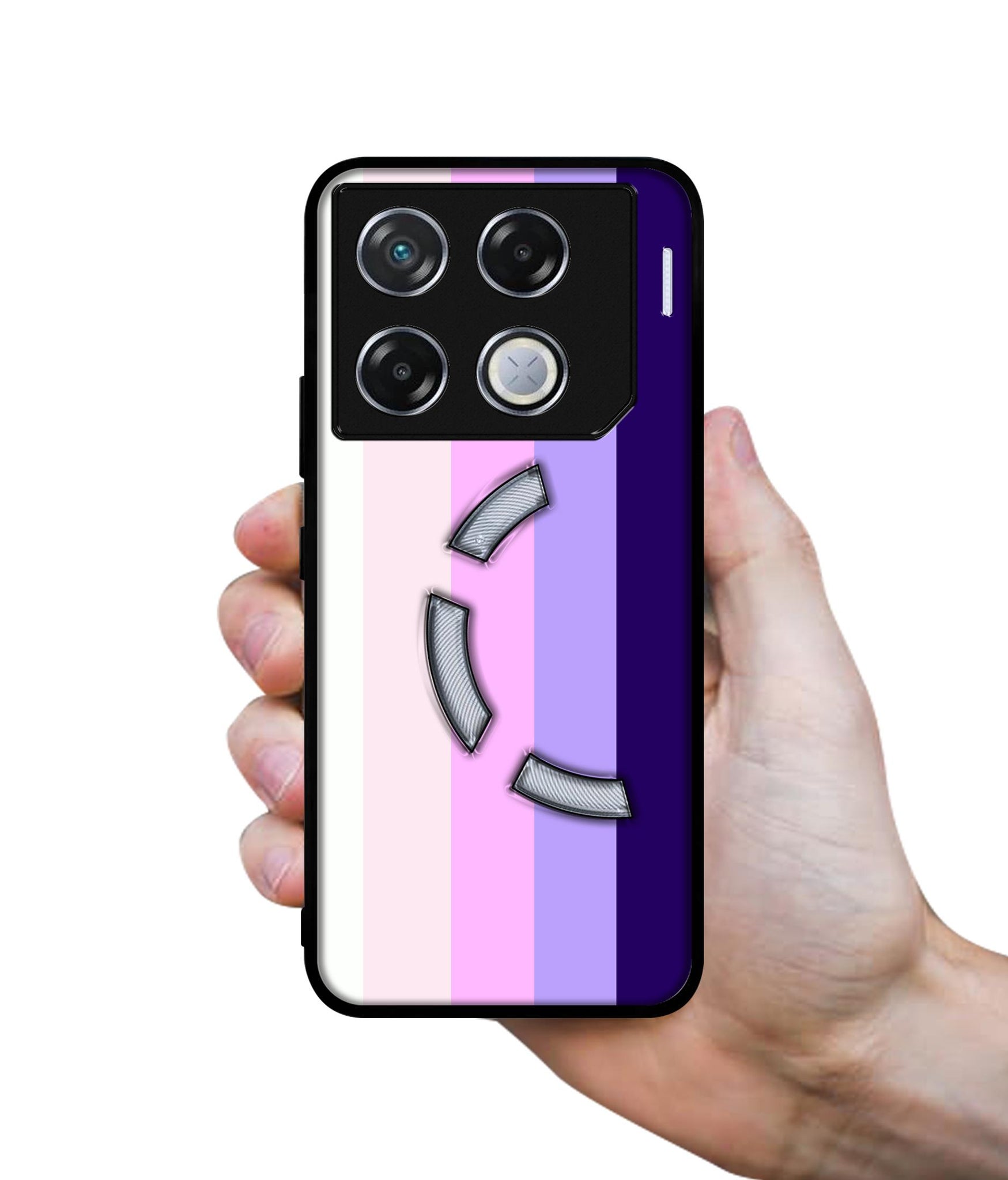 Pink and Purple Lines Designer 2D Printed Back Case Cover for Infinix GT 20 Pro 5G