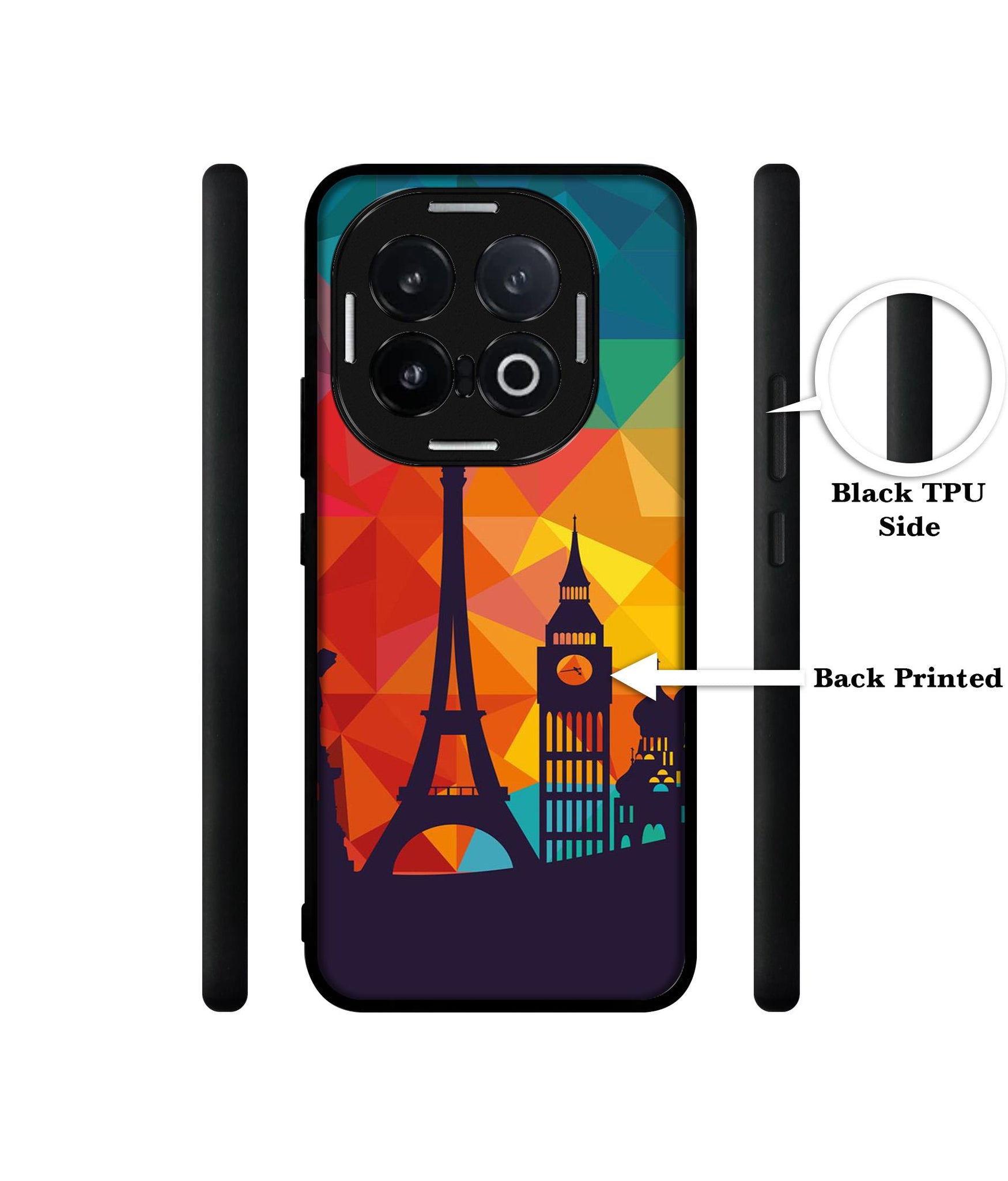 Colored Paris Designer 2D Printed Back Case Cover for iQOO 13 5G