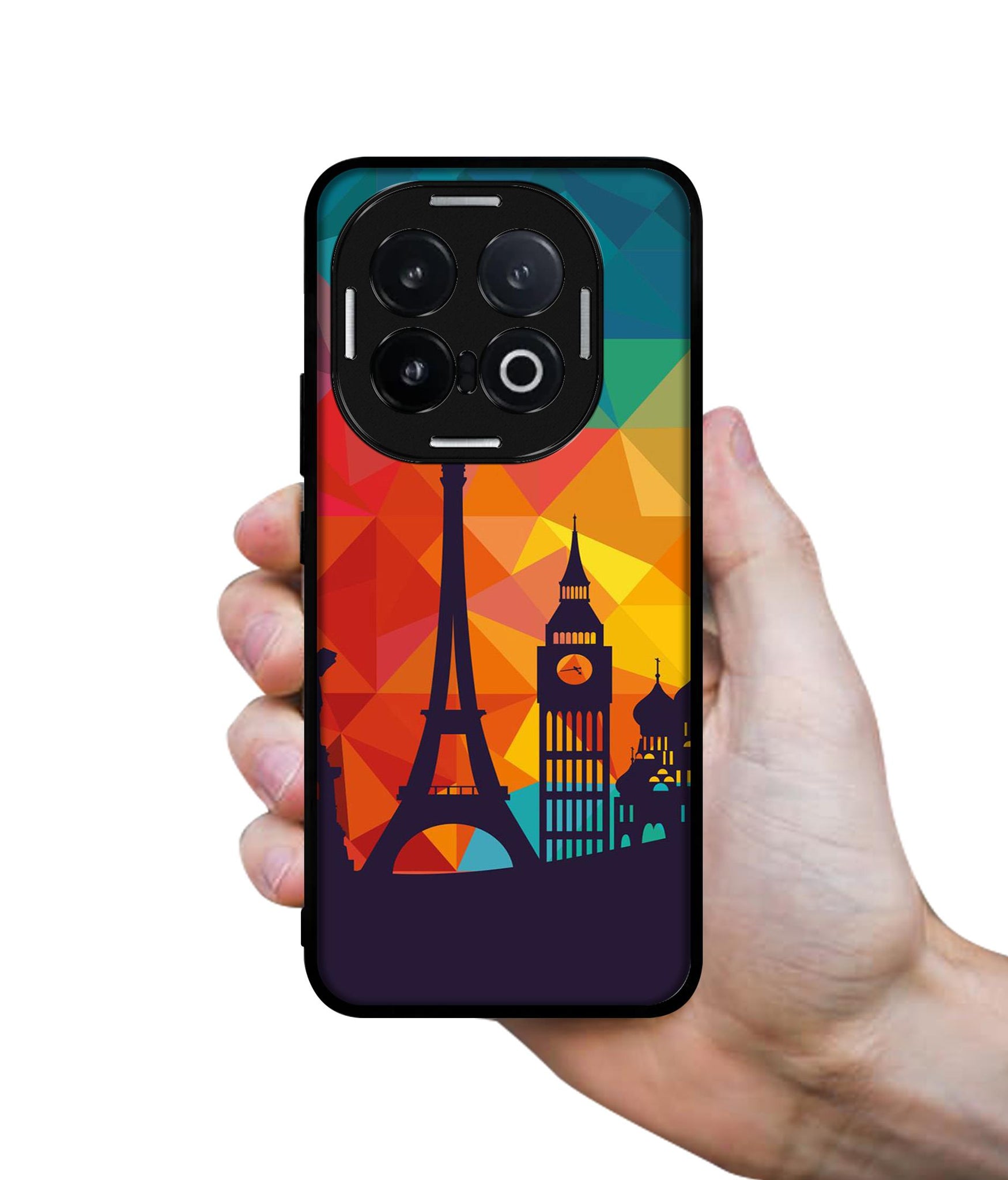 Colored Paris Designer 2D Printed Back Case Cover for iQOO 13 5G