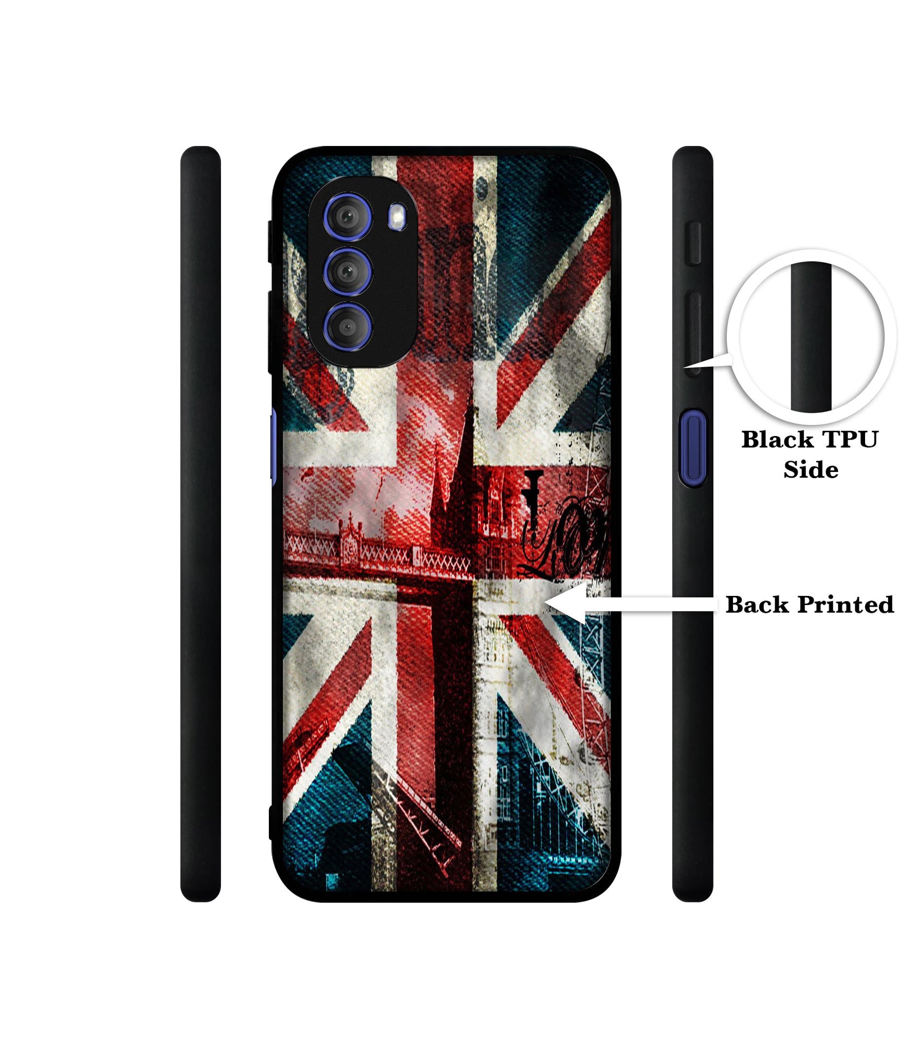 London Flag wallpaper Designer 2D Printed Back Case Cover for Motorola Moto G51 5G