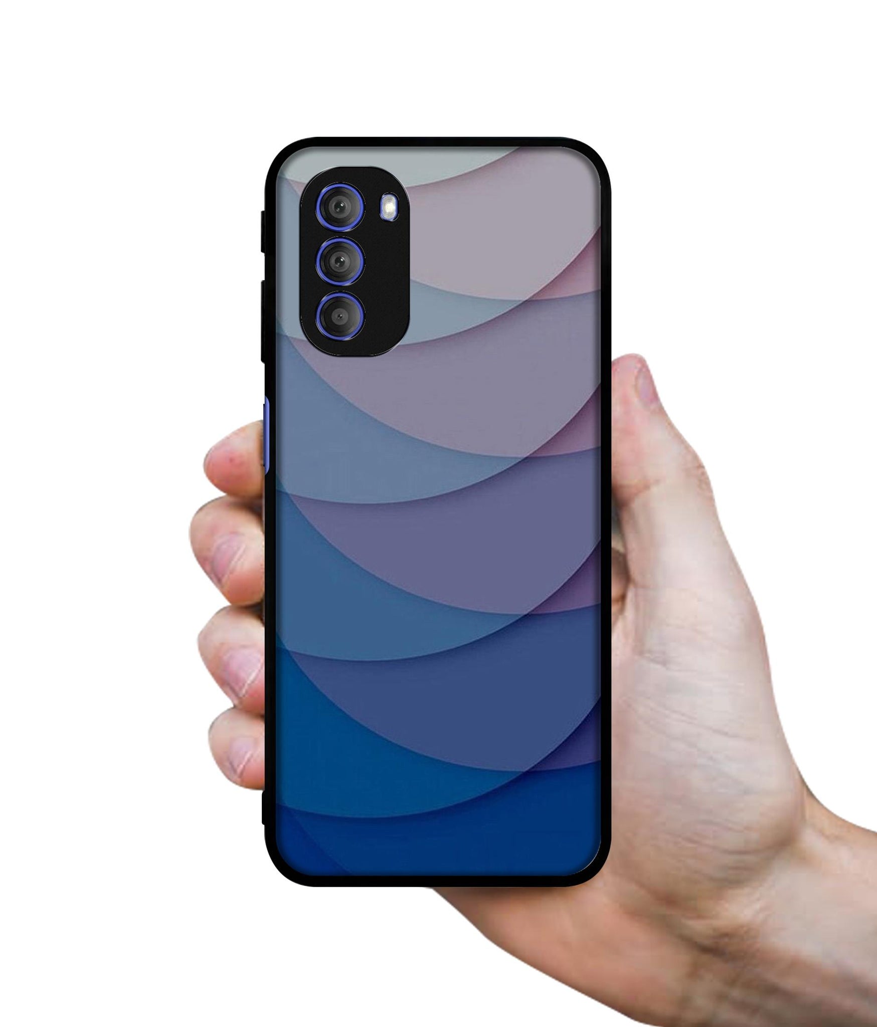 Waves Pattern Print Designer 2D Printed Back Case Cover for Motorola Moto G51 5G