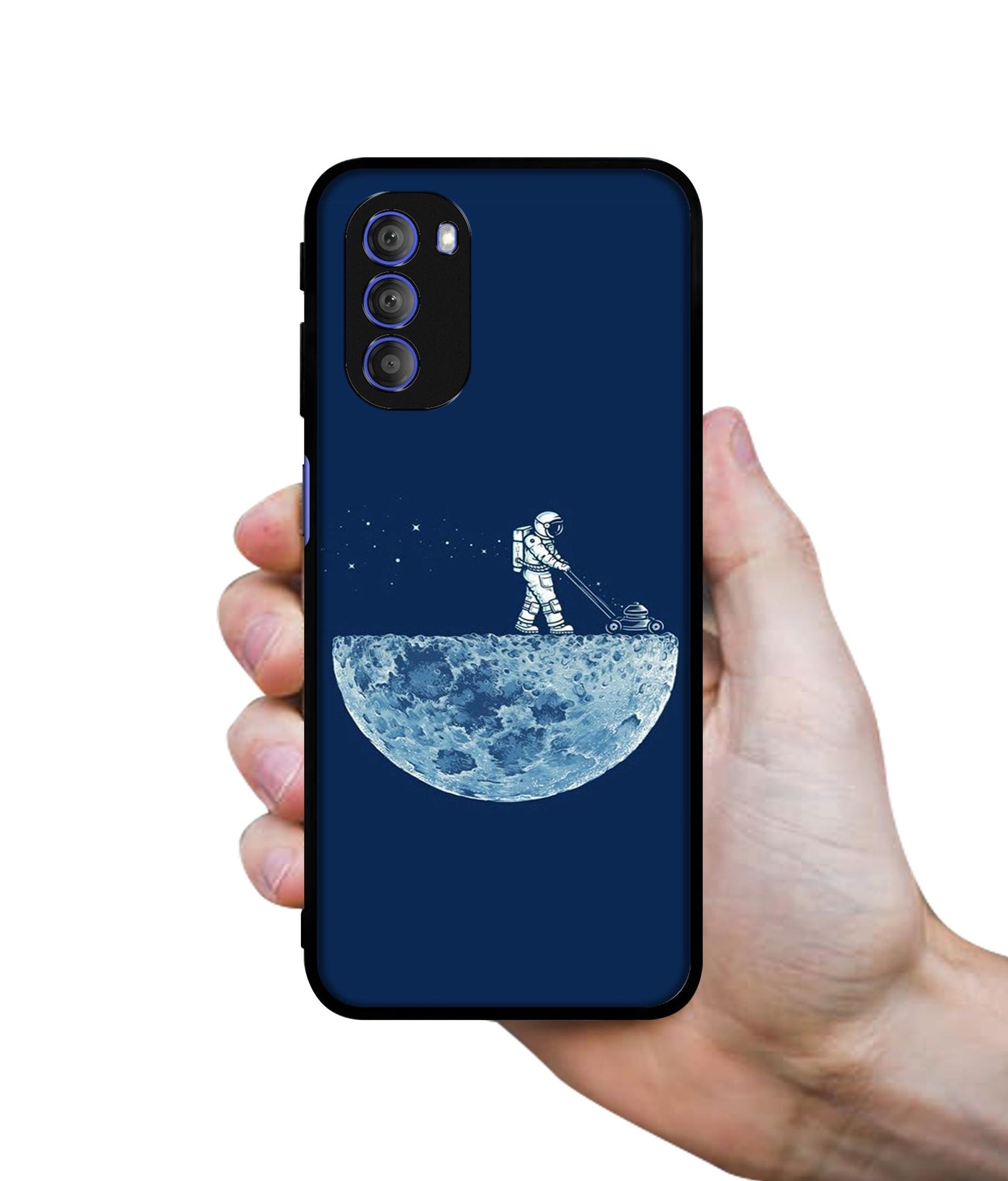 Moon Walk Designer 2D Printed Back Case Cover for Motorola Moto G51 5G
