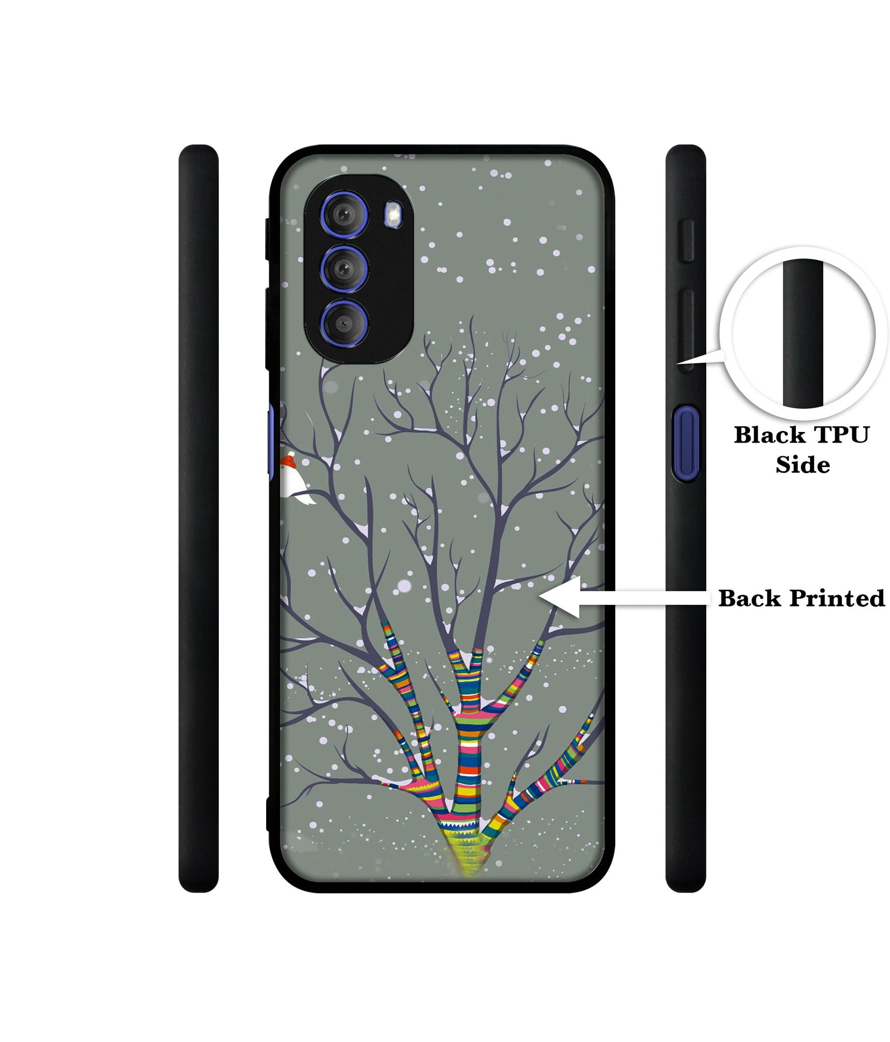 Winter Pattern Print Designer 2D Printed Back Case Cover for Motorola Moto G51 5G