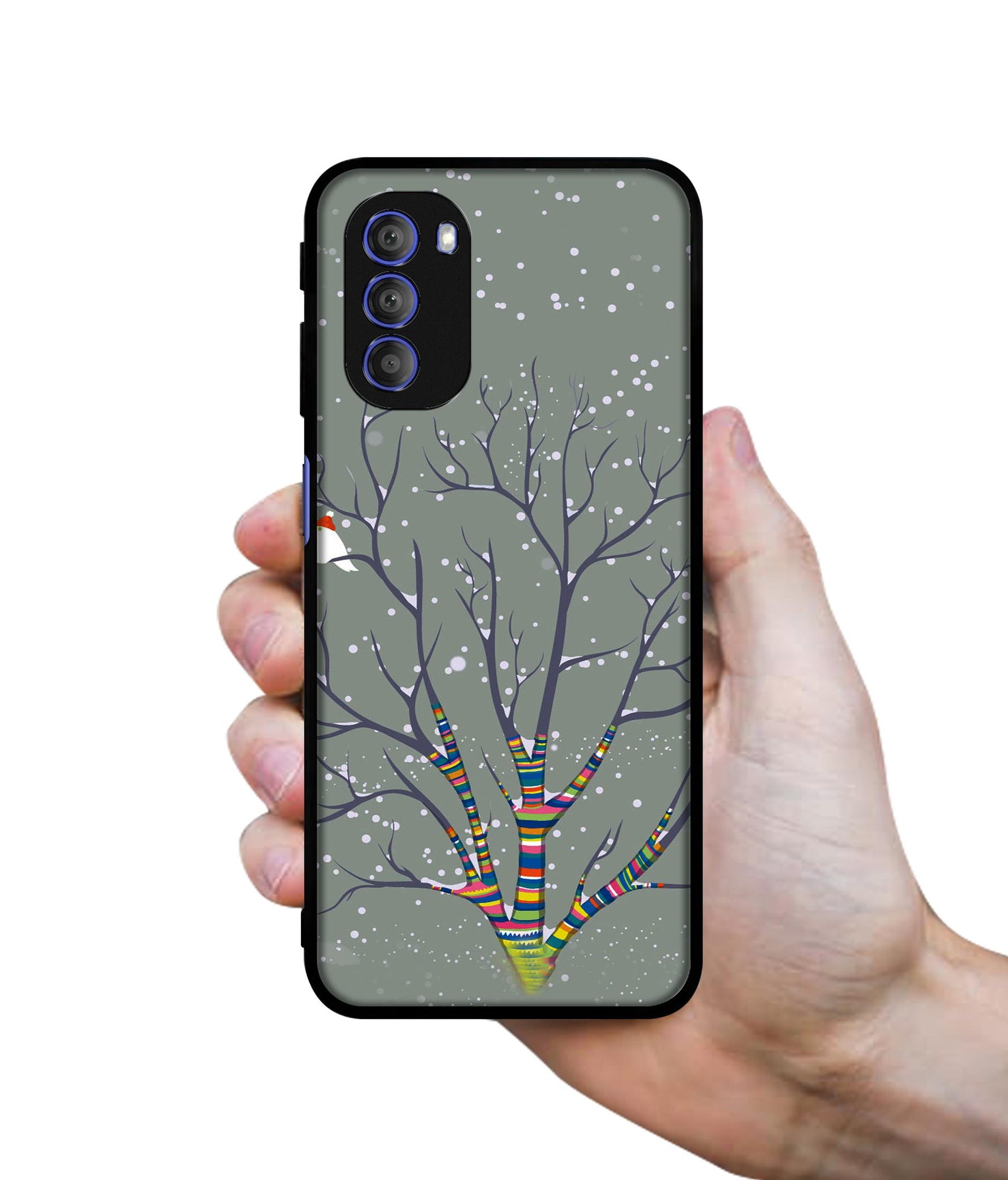 Winter Pattern Print Designer 2D Printed Back Case Cover for Motorola Moto G51 5G