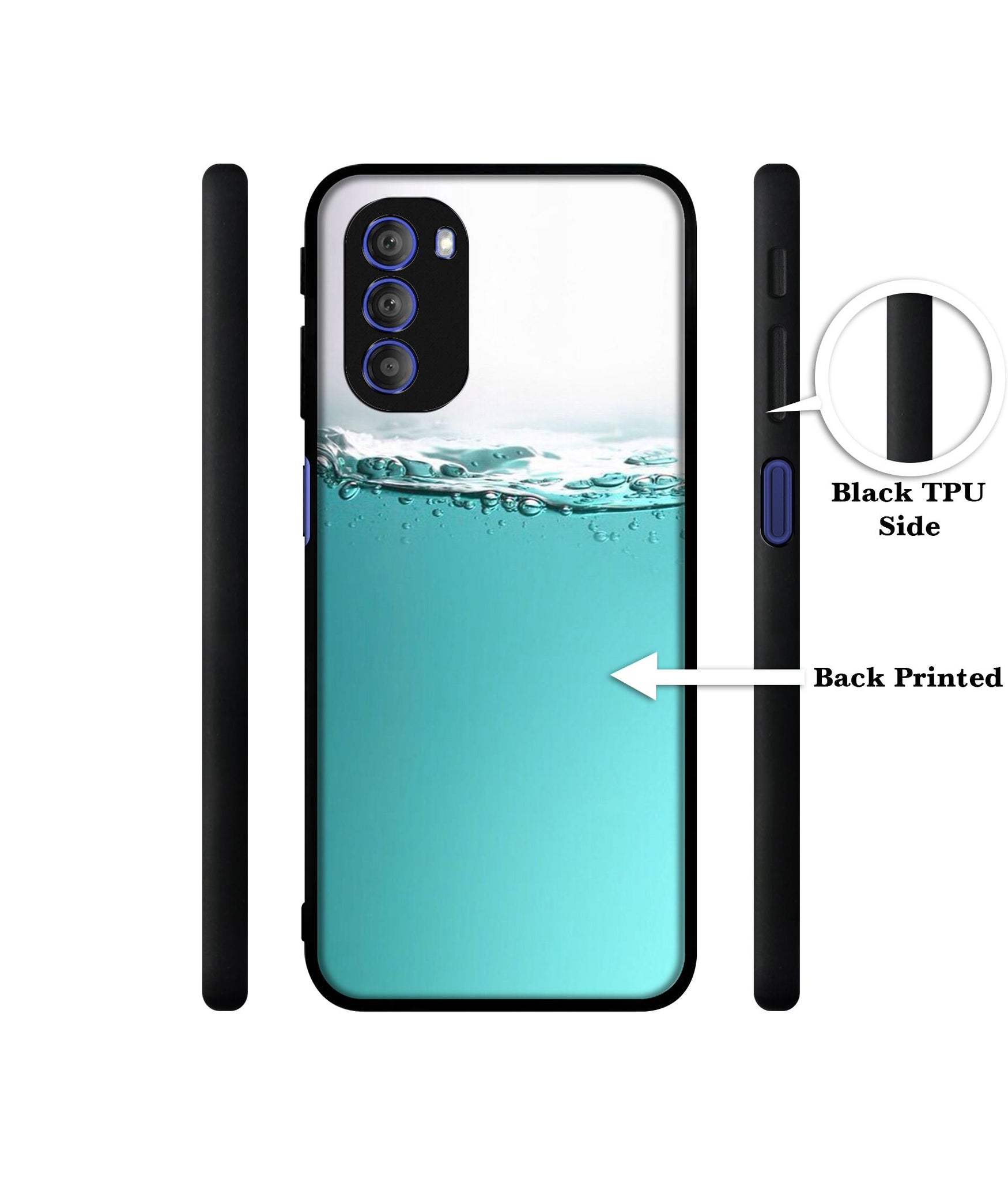 Half Fill Designer 2D Printed Back Case Cover for Motorola Moto G51 5G