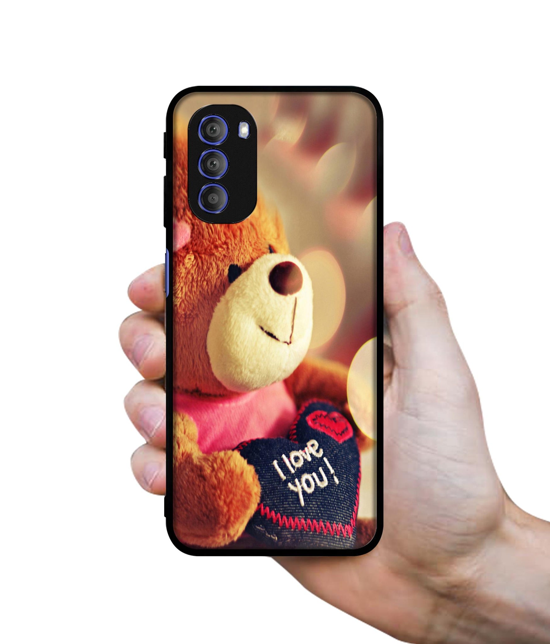Teddy Bear Designer 2D Printed Back Case Cover for Motorola Moto G51 5G