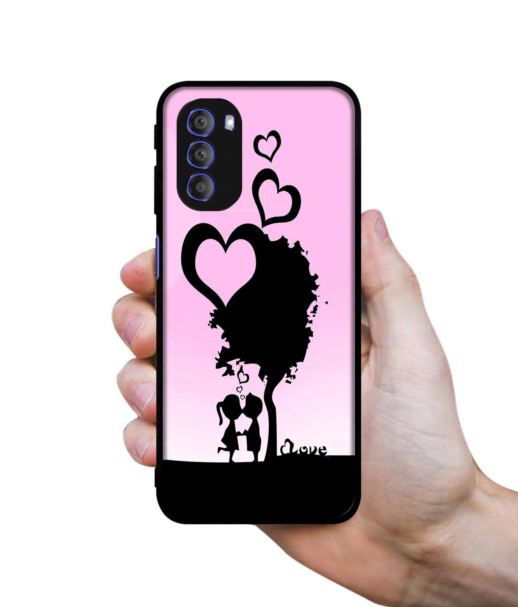 Sweet Love Designer 2D Printed Back Case Cover for Motorola Moto G51 5G