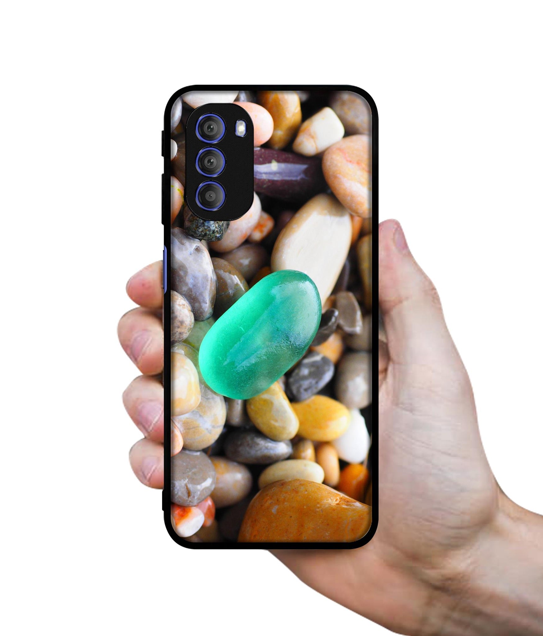 Sea Stones Designer 2D Printed Back Case Cover for Motorola Moto G51 5G