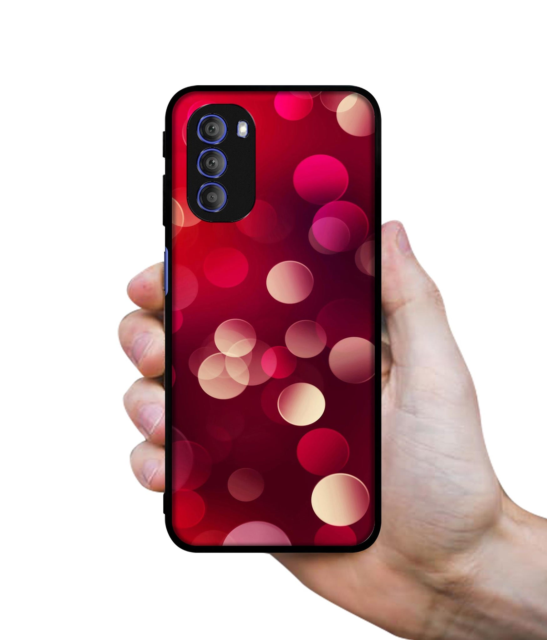 3D Circles Designer 2D Printed Back Case Cover for Motorola Moto G51 5G
