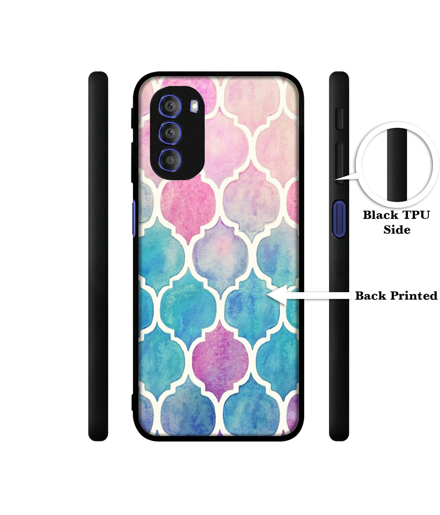 Patterns Art Designer 2D Printed Back Case Cover for Motorola Moto G51 5G
