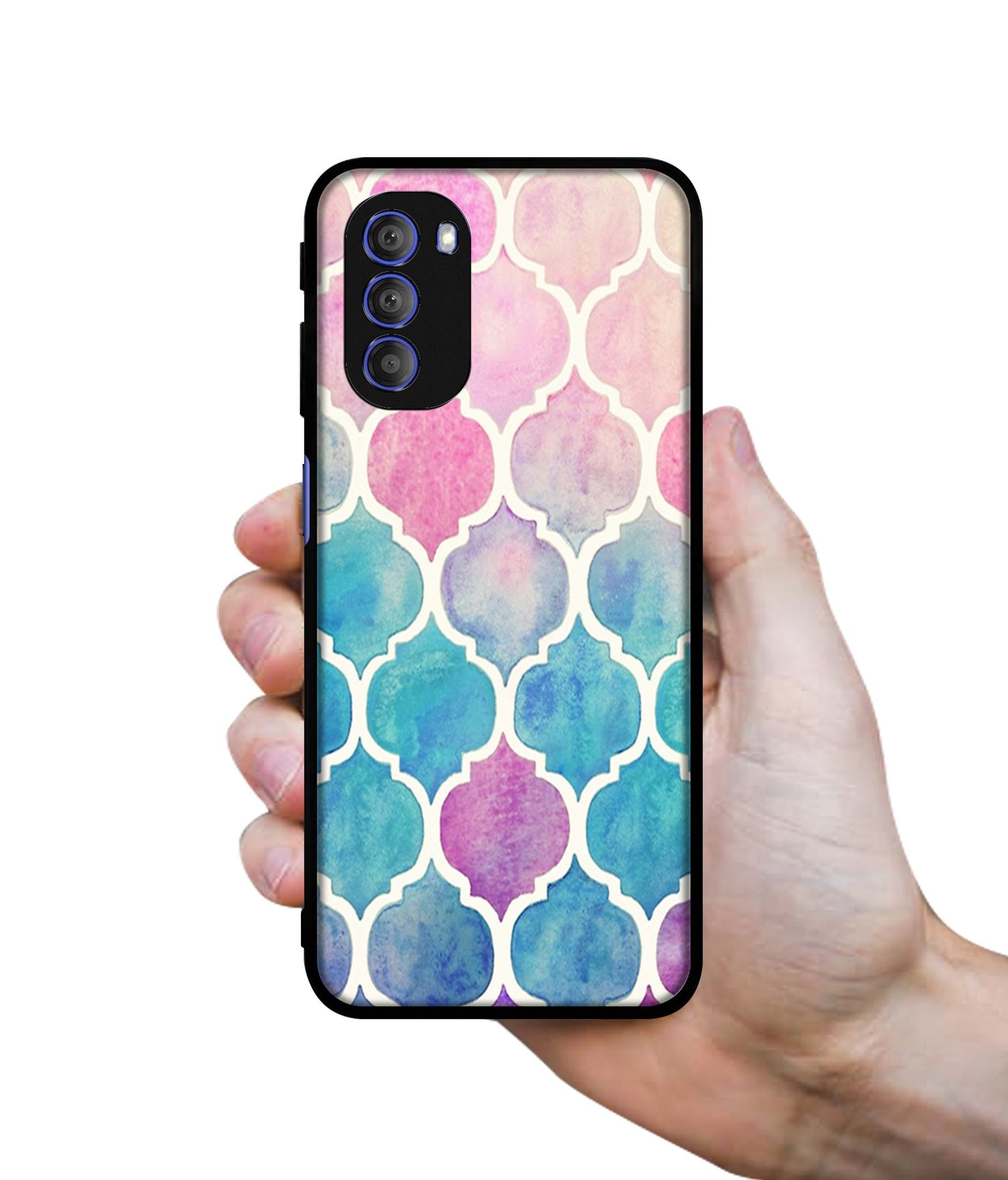Patterns Art Designer 2D Printed Back Case Cover for Motorola Moto G51 5G