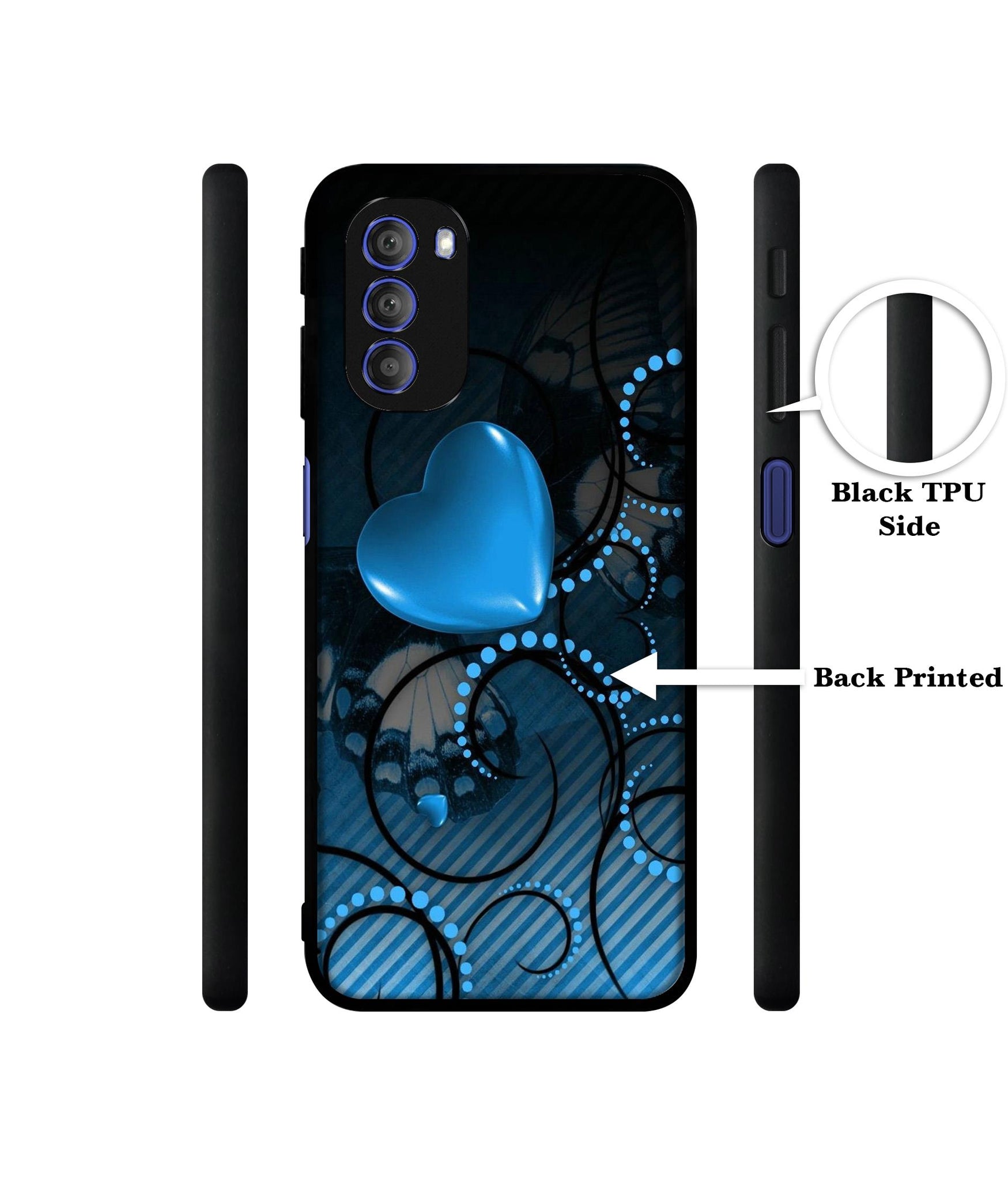 Hart Designer 2D Printed Back Case Cover for Motorola Moto G51 5G