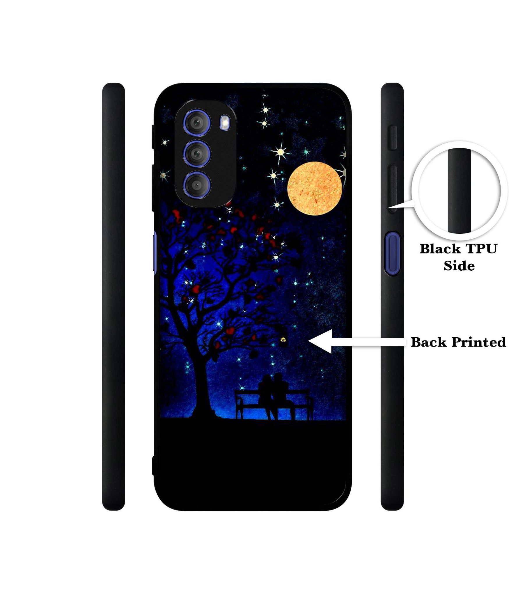 Blue Sky Designer 2D Printed Back Case Cover for Motorola Moto G51 5G