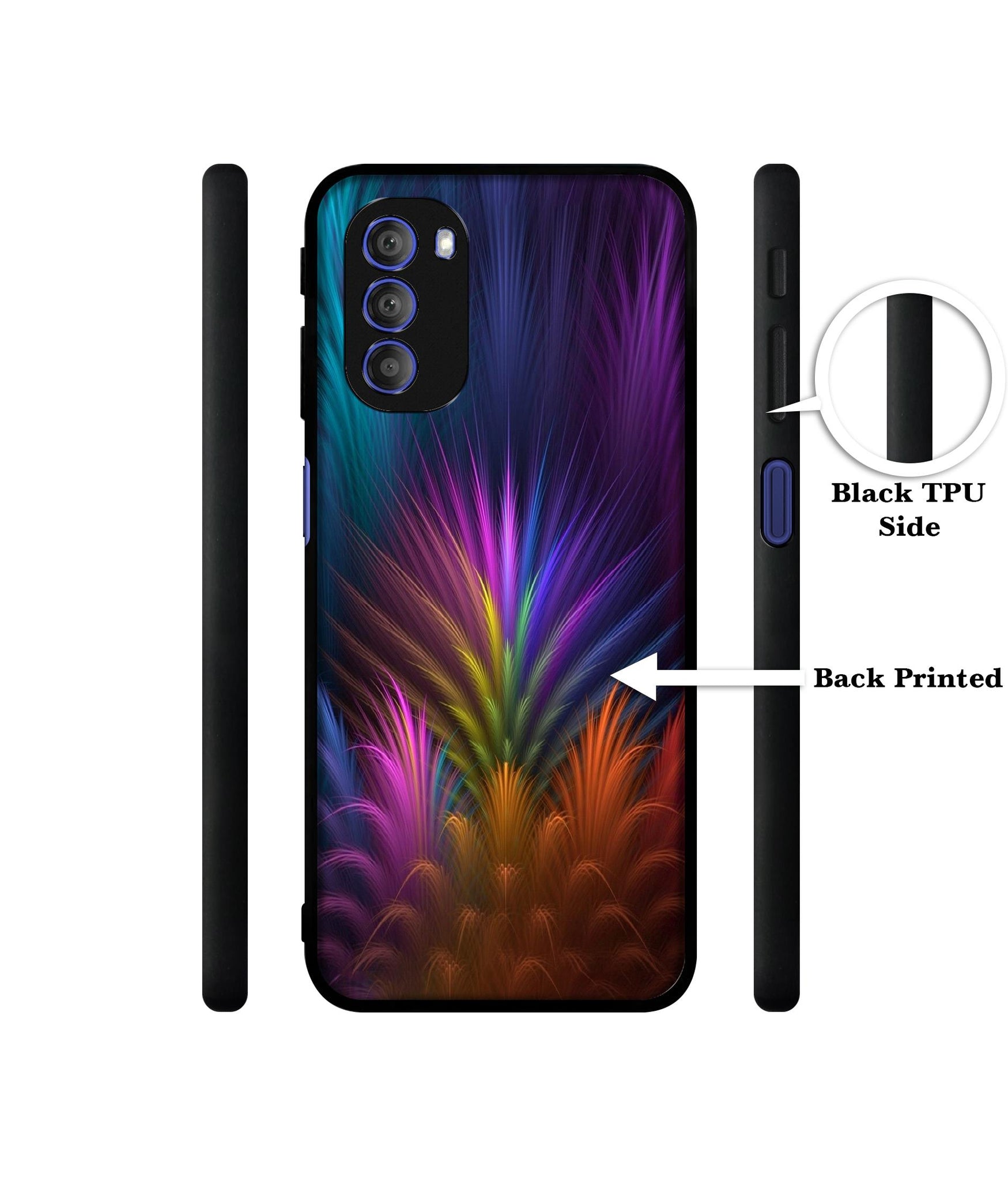 Multicoloured Designer 2D Printed Back Case Cover for Motorola Moto G51 5G