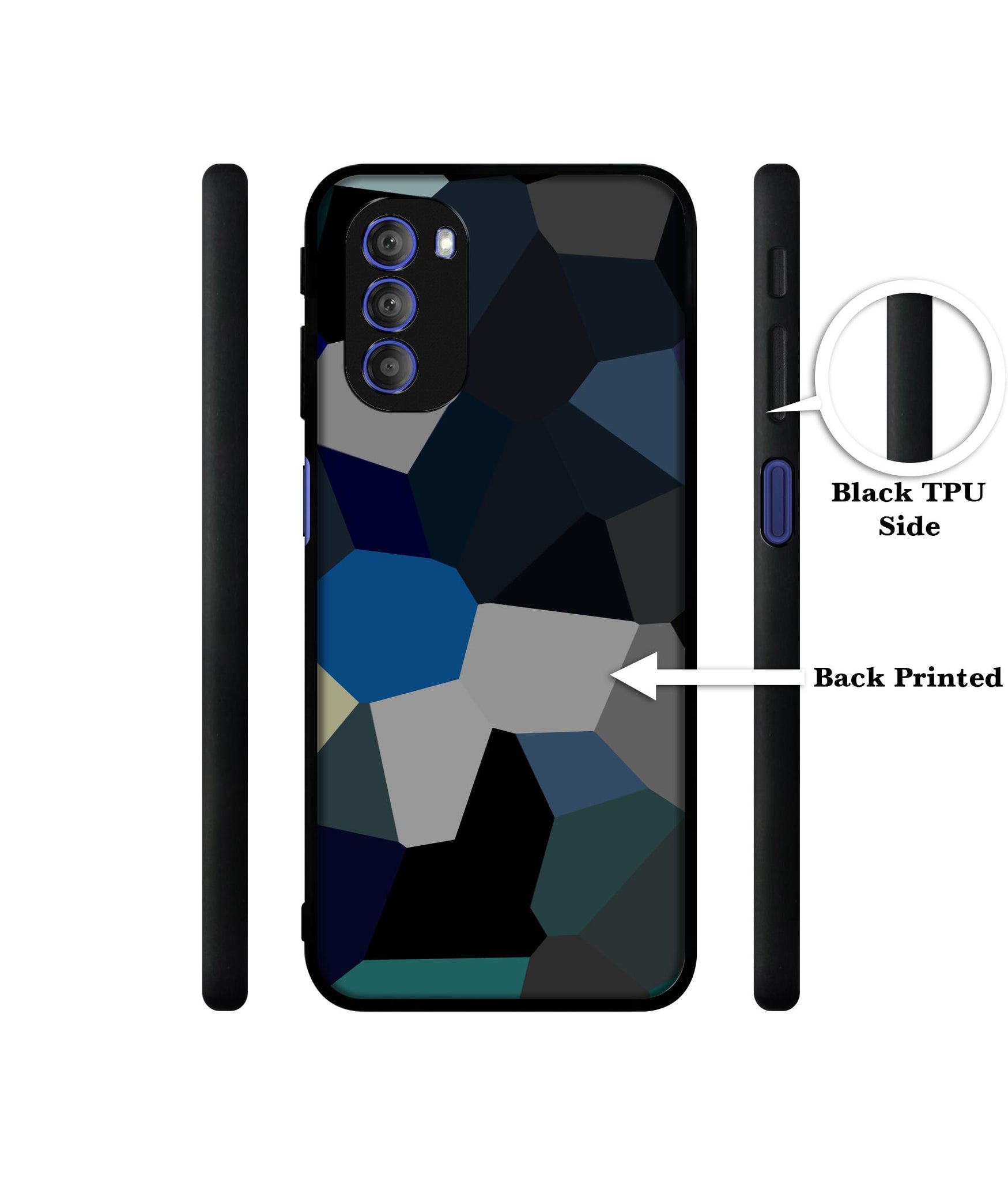 Mathematical Shape Designer 2D Printed Back Case Cover for Motorola Moto G51 5G