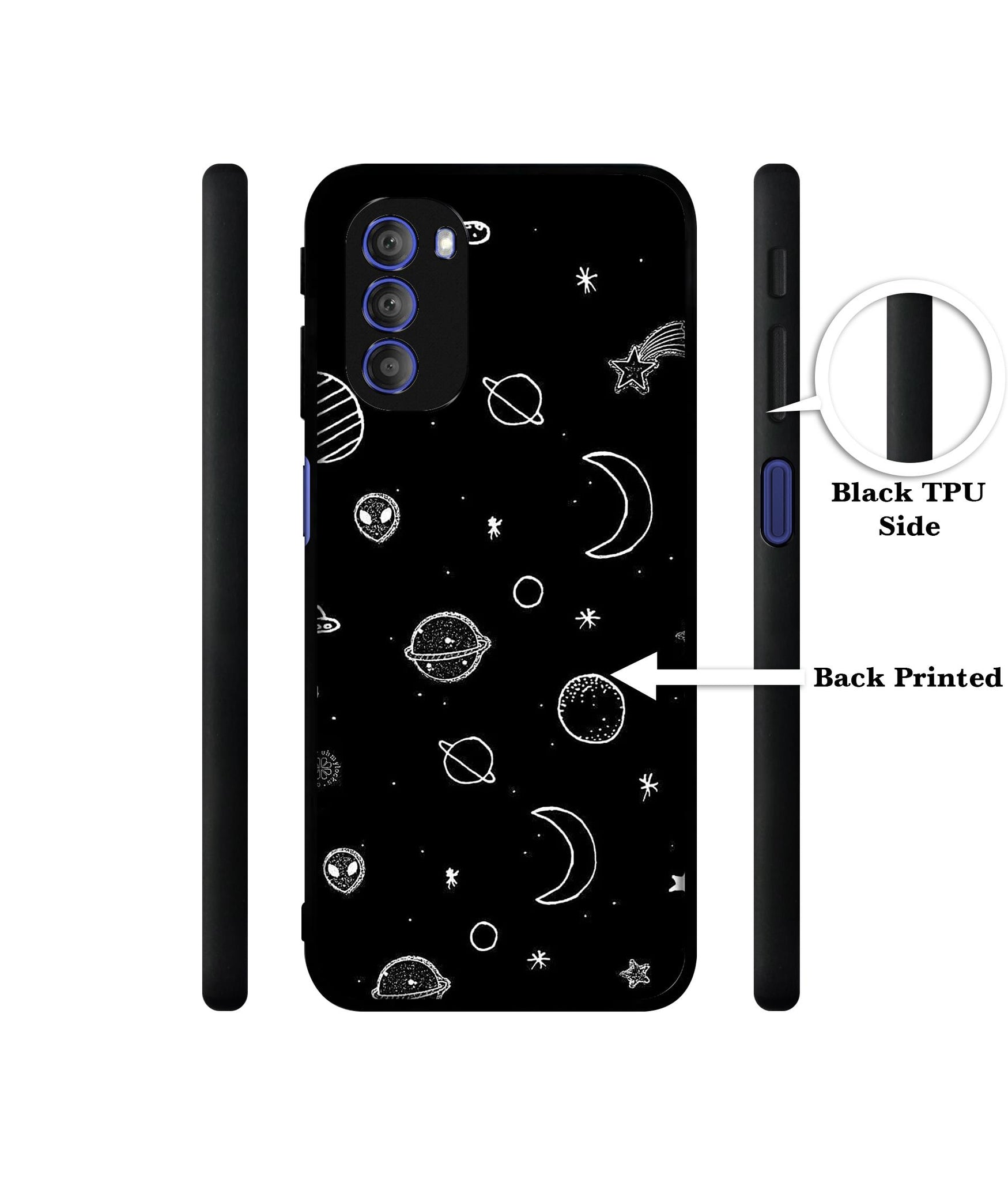 Space Stars Universe Designer 2D Printed Back Case Cover for Motorola Moto G51 5G