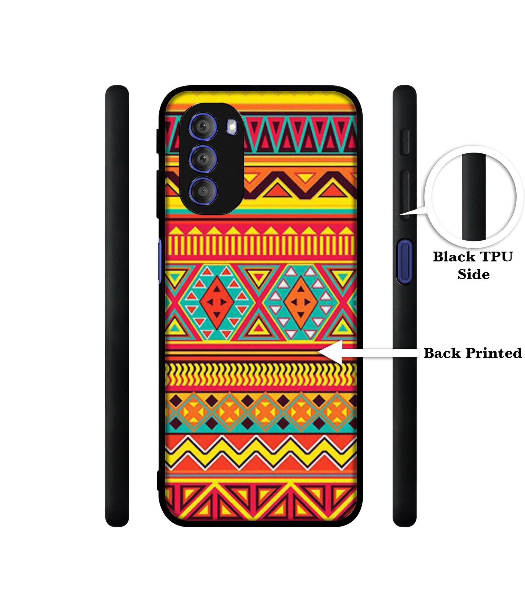 Artistic Rangoli Designer 2D Printed Back Case Cover for Motorola Moto G51 5G