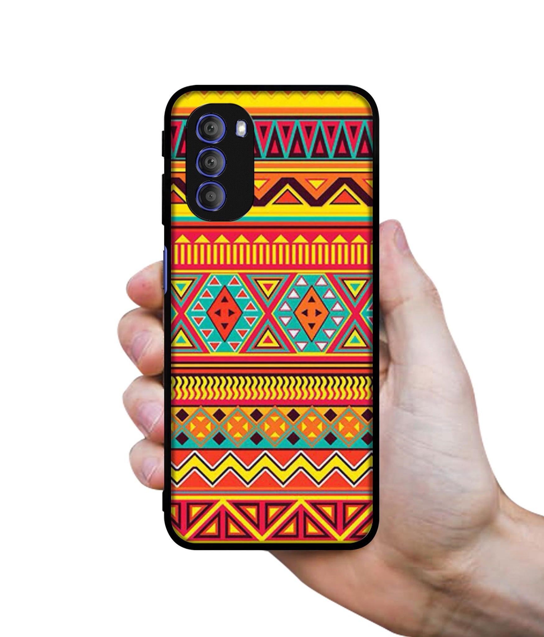 Artistic Rangoli Designer 2D Printed Back Case Cover for Motorola Moto G51 5G
