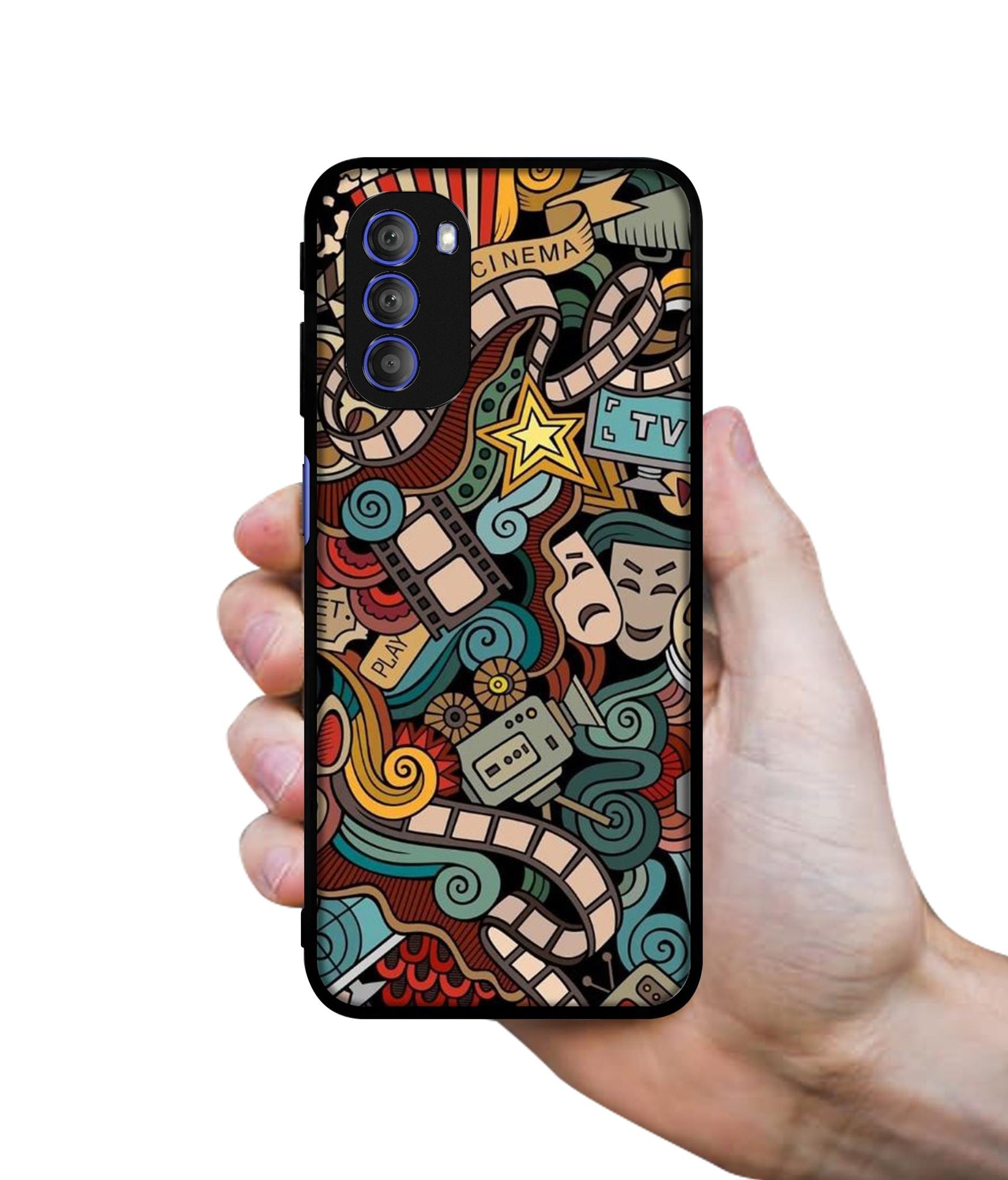 Movies Designer 2D Printed Back Case Cover for Motorola Moto G51 5G