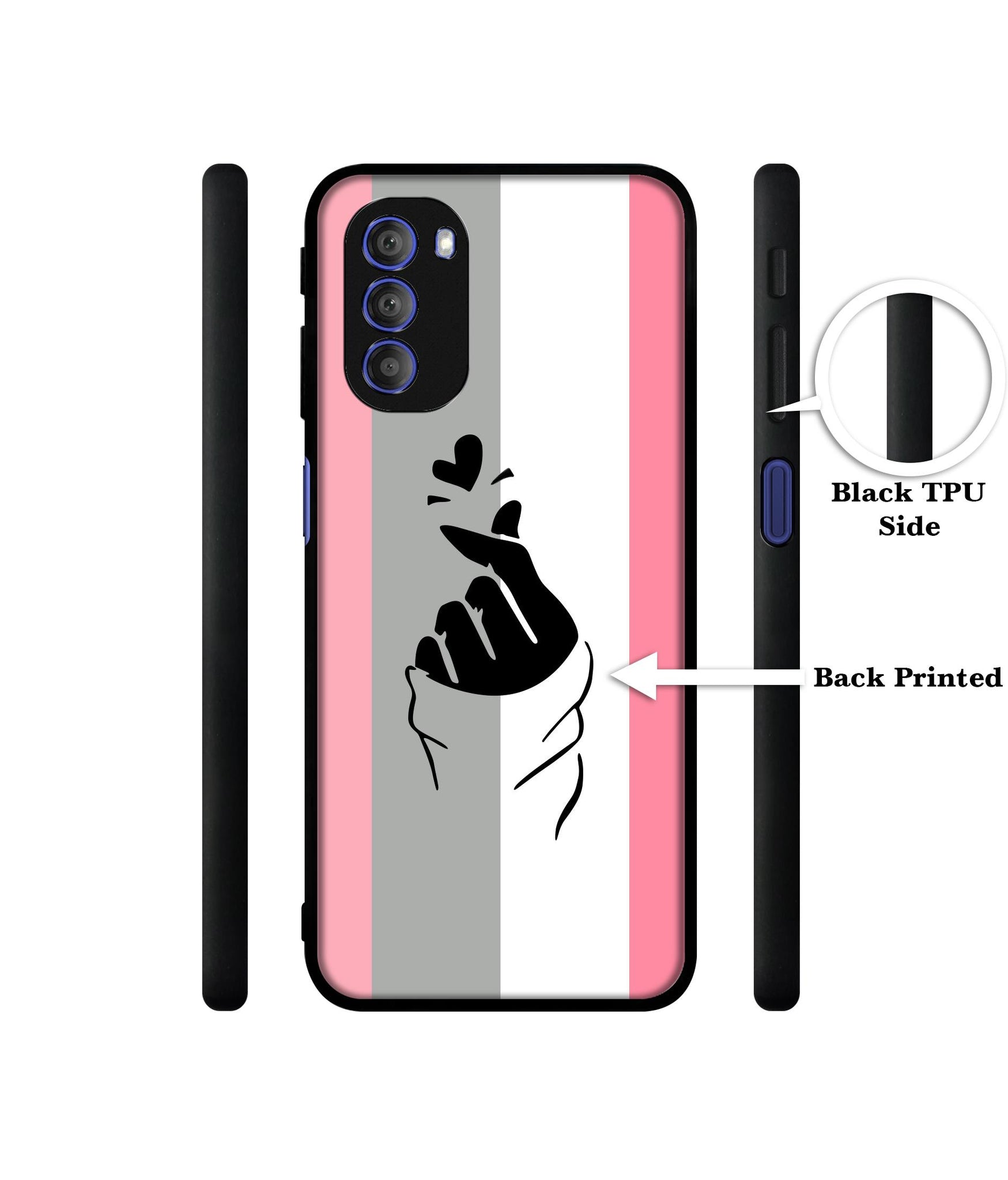 Cute Mini Love Designer 2D Printed Back Case Cover for Motorola Moto G51 5G