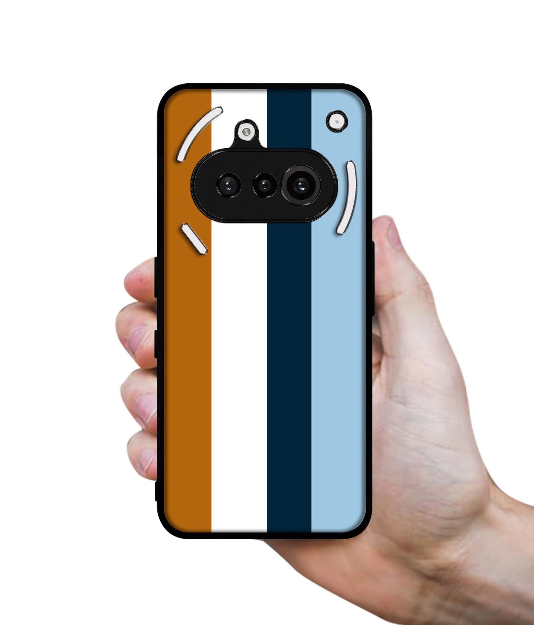 Color Stripes Designer 2D Printed Back Case Cover for Nothing Phone (3a) 5G