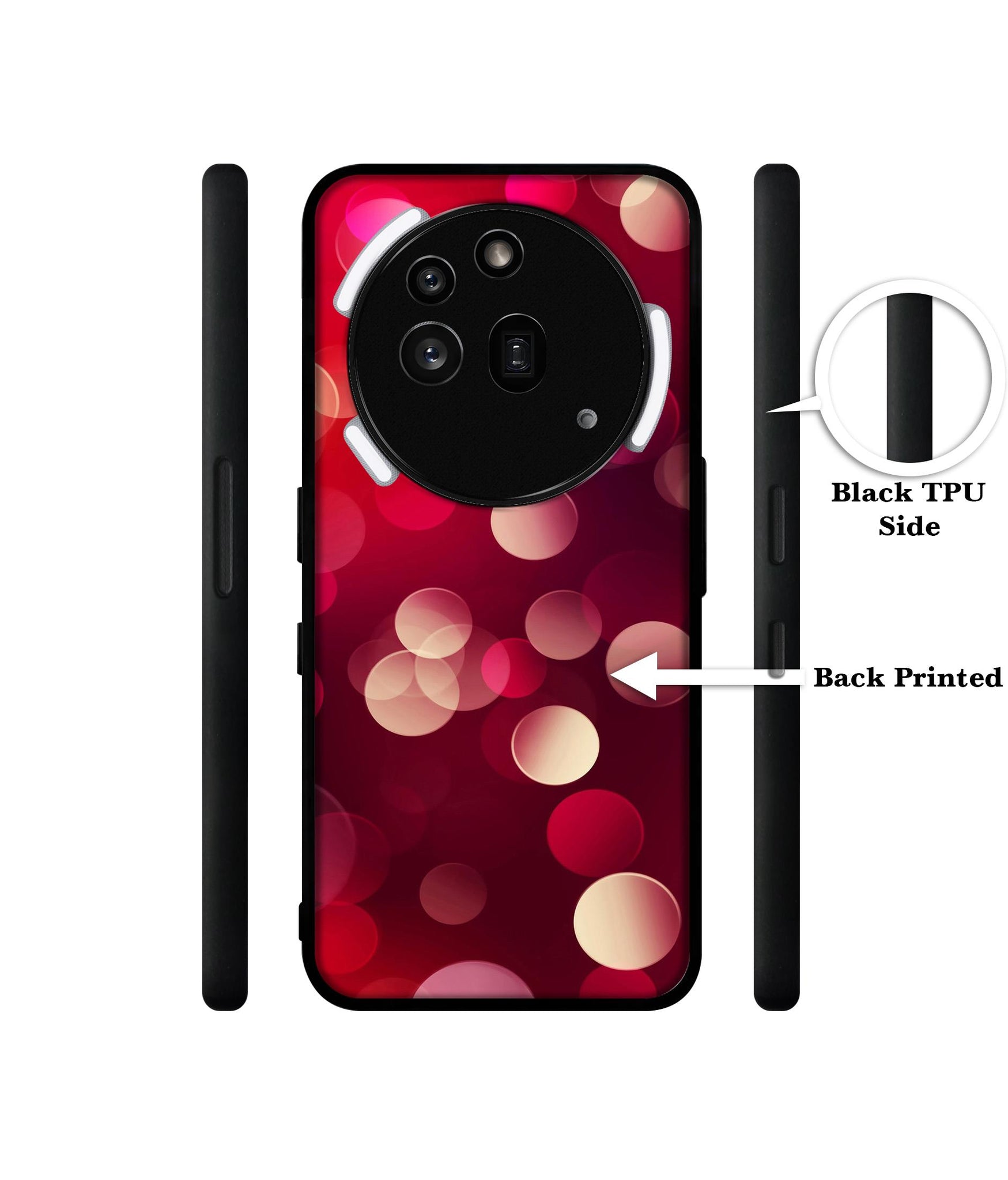 3D Circles Designer 2D Printed Back Case Cover for Nothing Phone (3a) Pro 5G