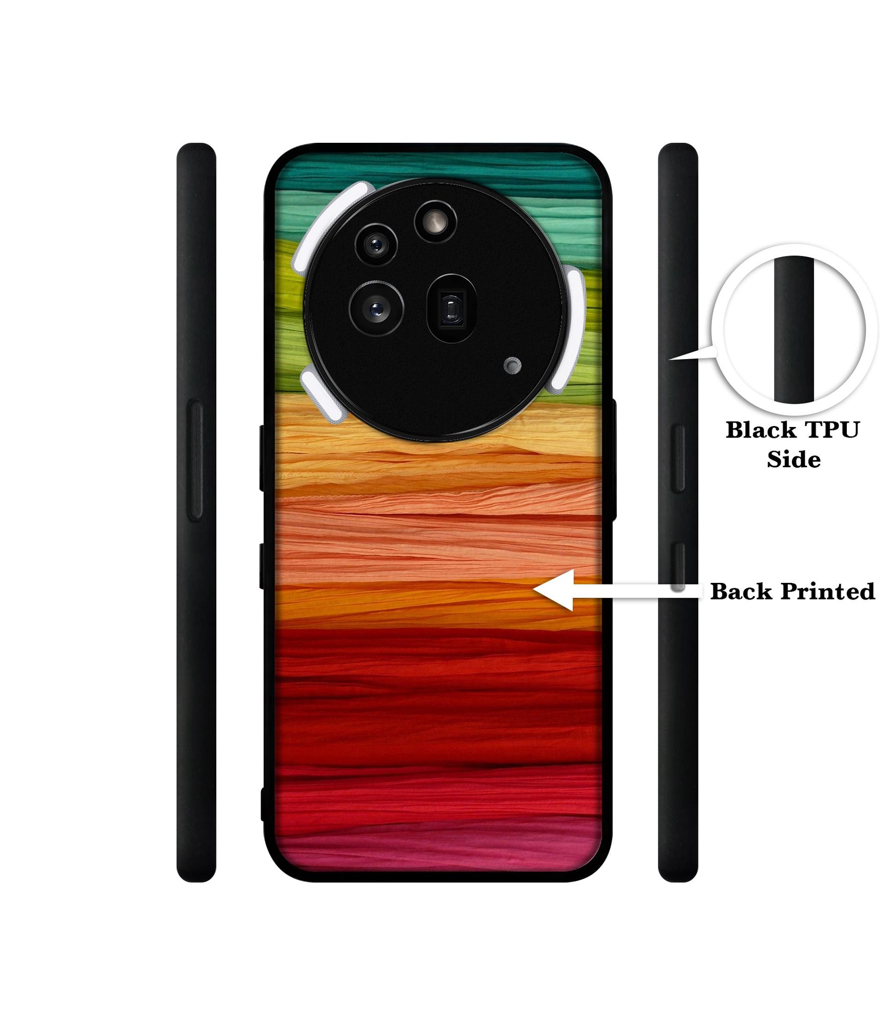 Colorful Thread Designer 2D Printed Back Case Cover for Nothing Phone (3a) Pro 5G