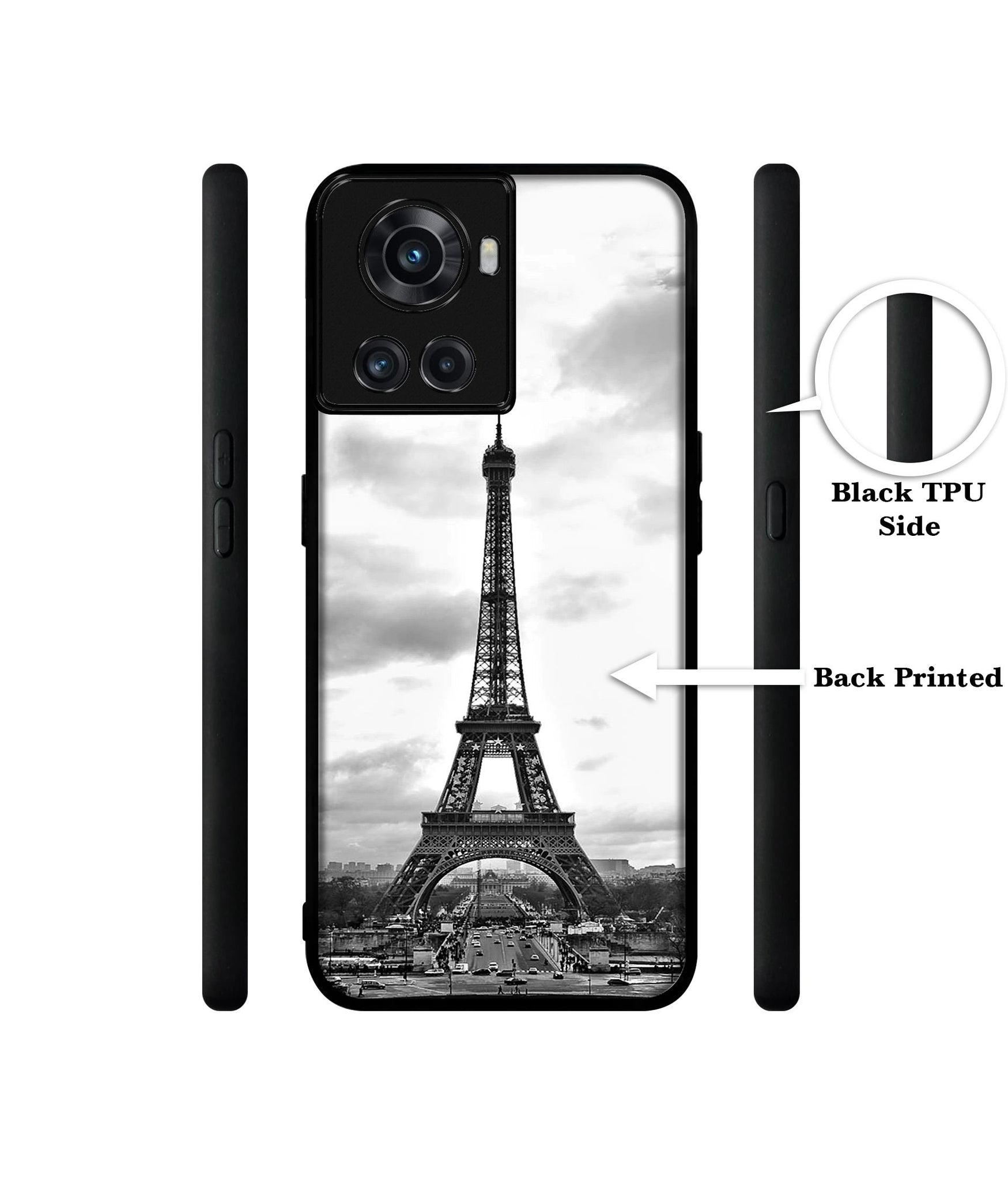 Eiffel Tower Designer 2D Printed Back Case Cover for OnePlus 10R 5G