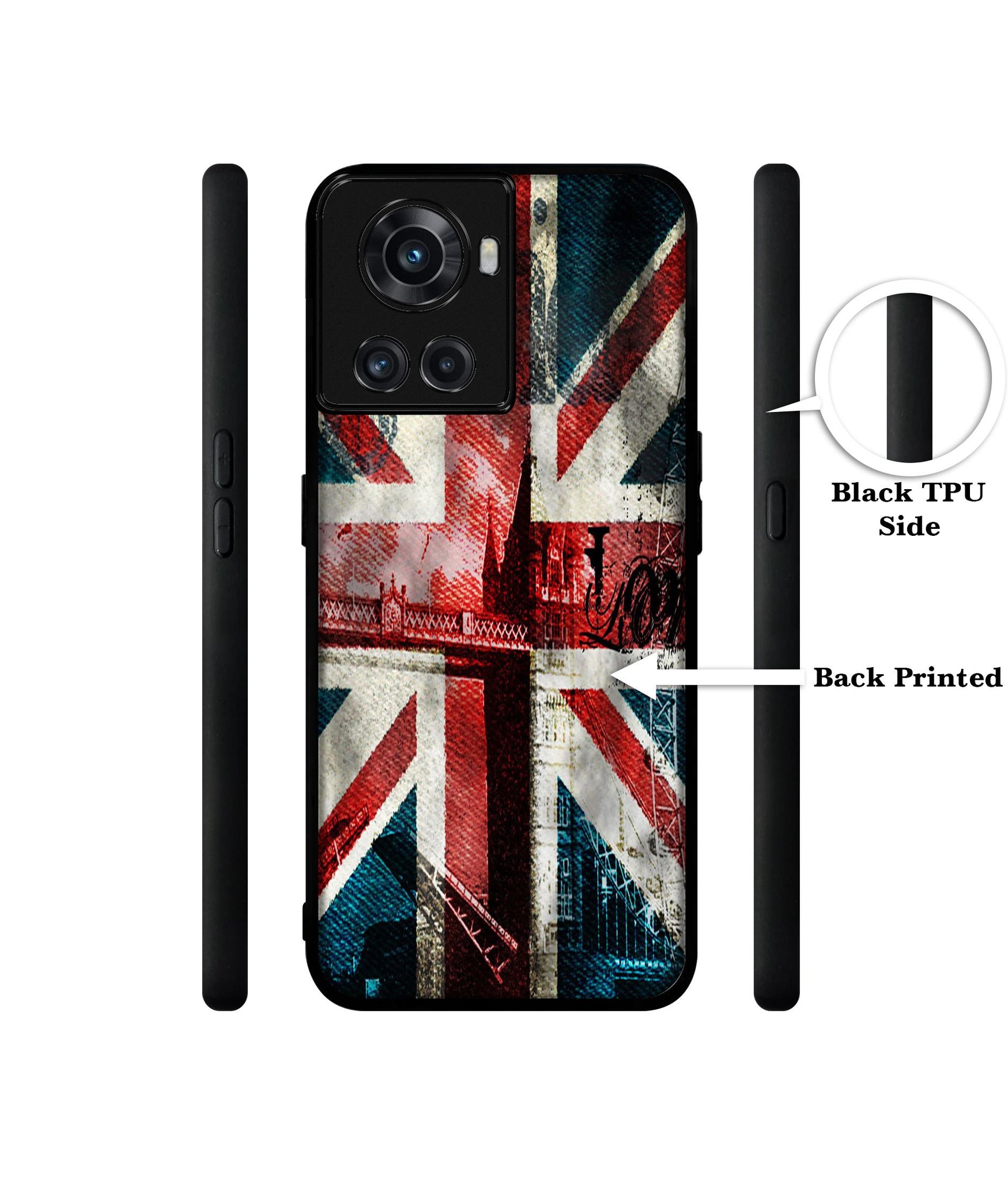 London Flag wallpaper Designer 2D Printed Back Case Cover for OnePlus 10R 5G