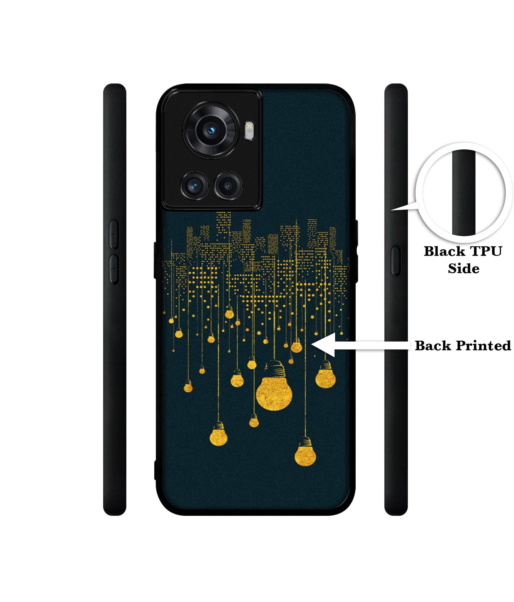 City Light Pattern Designer 2D Printed Back Case Cover for OnePlus 10R 5G