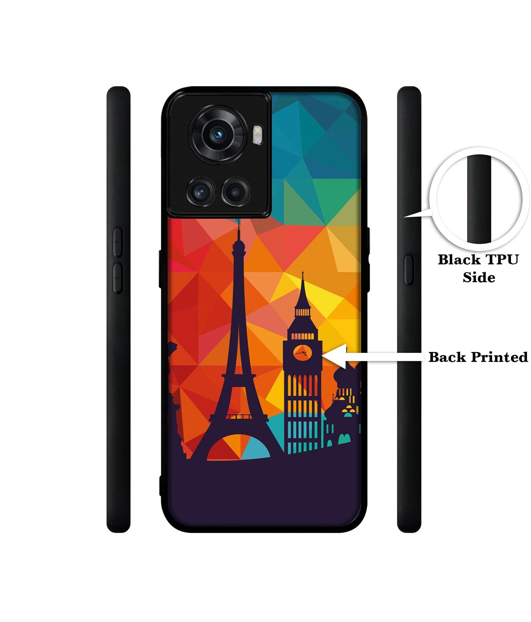 Colored Paris Designer 2D Printed Back Case Cover for OnePlus 10R 5G