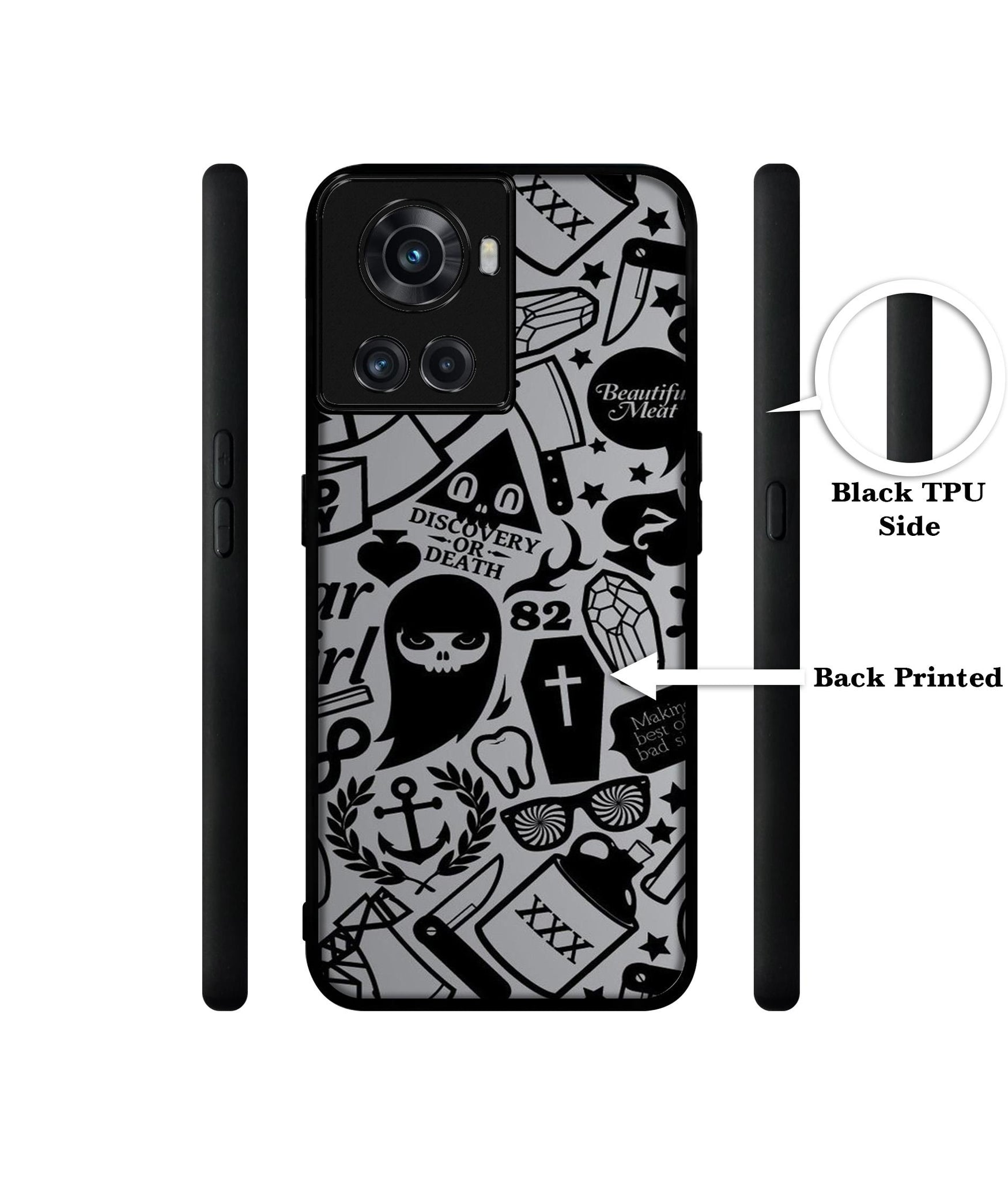Discover Or Death Designer 2D Printed Back Case Cover for OnePlus 10R 5G