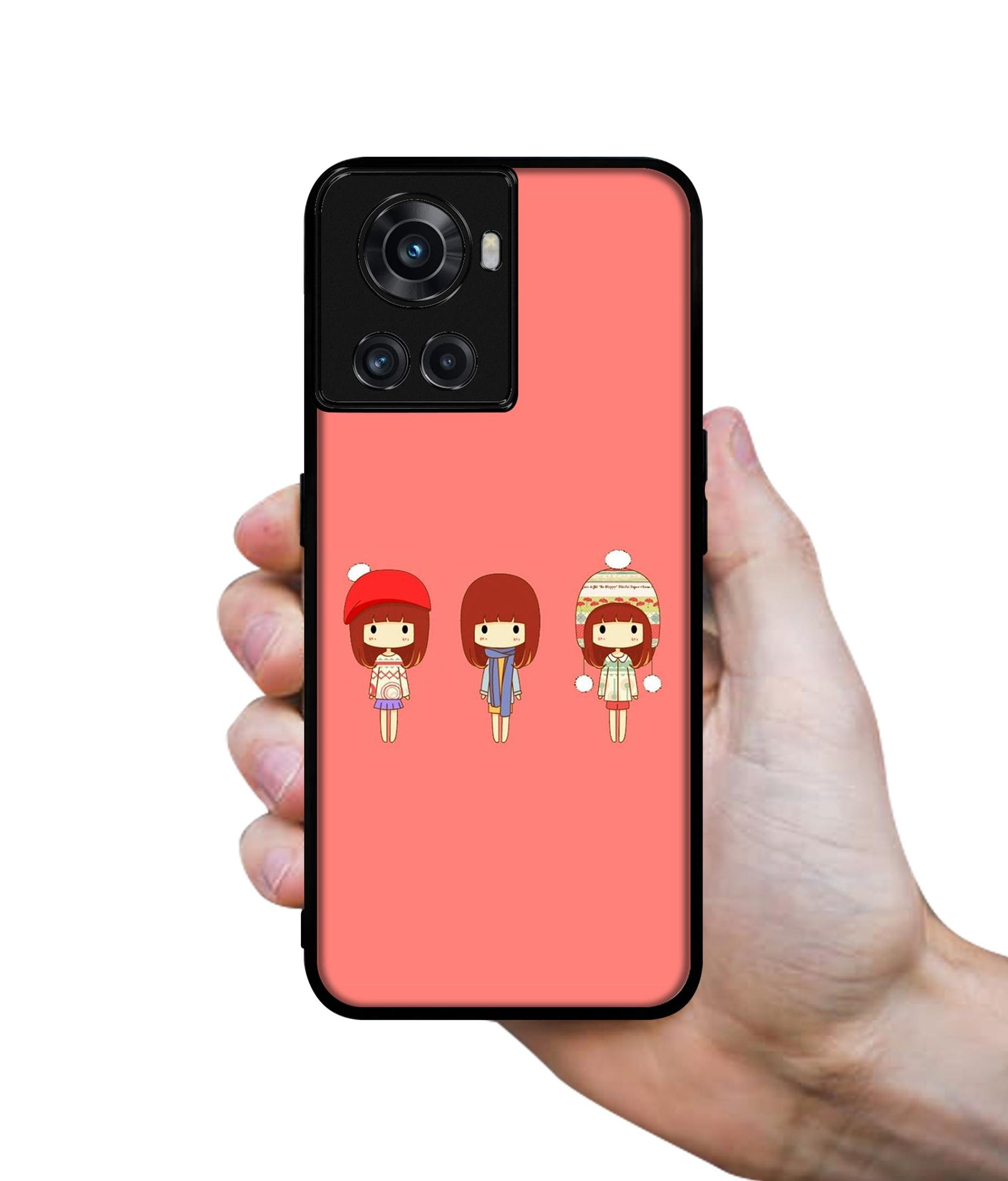 Cute Girls Designer 2D Printed Back Case Cover for OnePlus 10R 5G