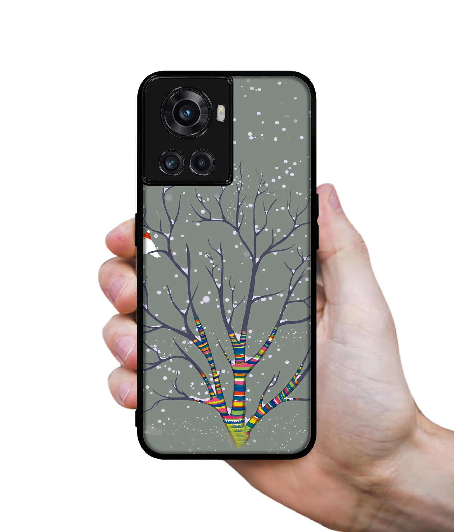 Winter Pattern Print Designer 2D Printed Back Case Cover for OnePlus 10R 5G
