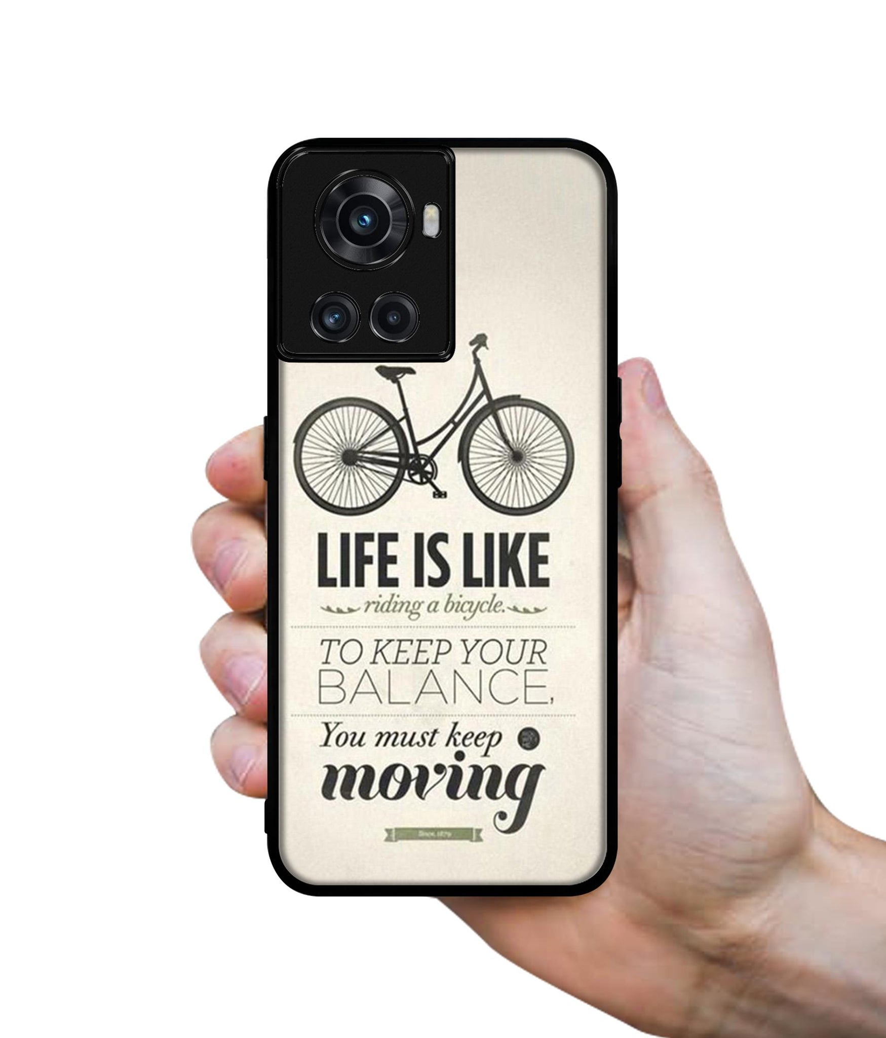 Life is Like Moving Designer 2D Printed Back Case Cover for OnePlus 10R 5G