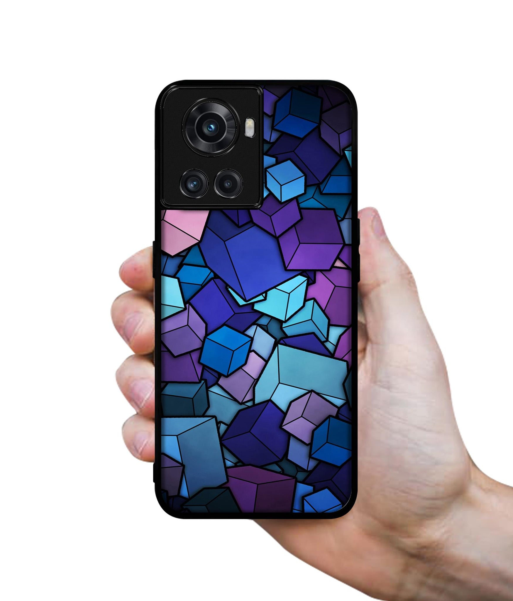 Color Box Designer 2D Printed Back Case Cover for OnePlus 10R 5G