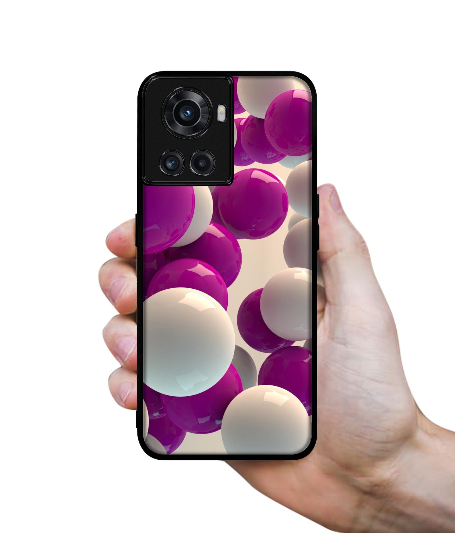3D Balloons Designer 2D Printed Back Case Cover for OnePlus 10R 5G