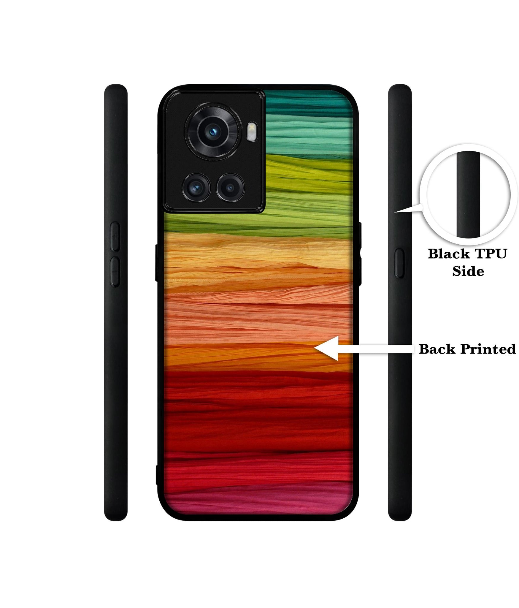 Colorful Thread Designer 2D Printed Back Case Cover for OnePlus 10R 5G